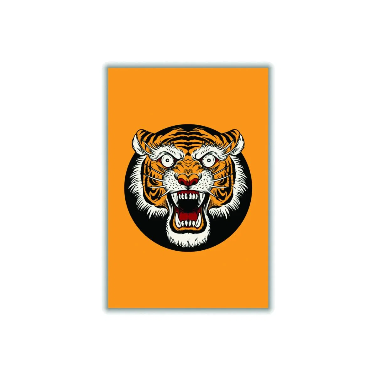 Yellow / Orange Vintage Tiger Xxs Stanley Print House – image 1
