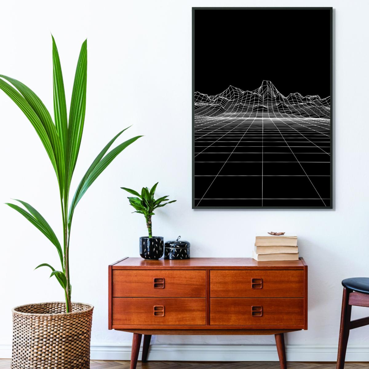 Neutrals Line Mountains #2 A4 210 X 297Mm Stanley Print House – image 3