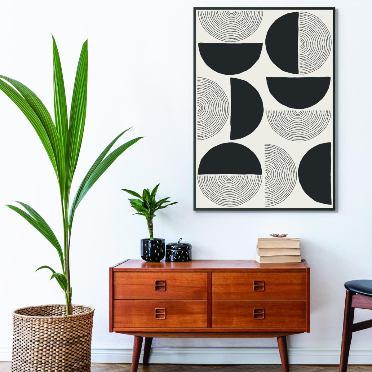 Black Boho Sun Series #2 A2 420 X 594Mm Stanley Print House – image 3