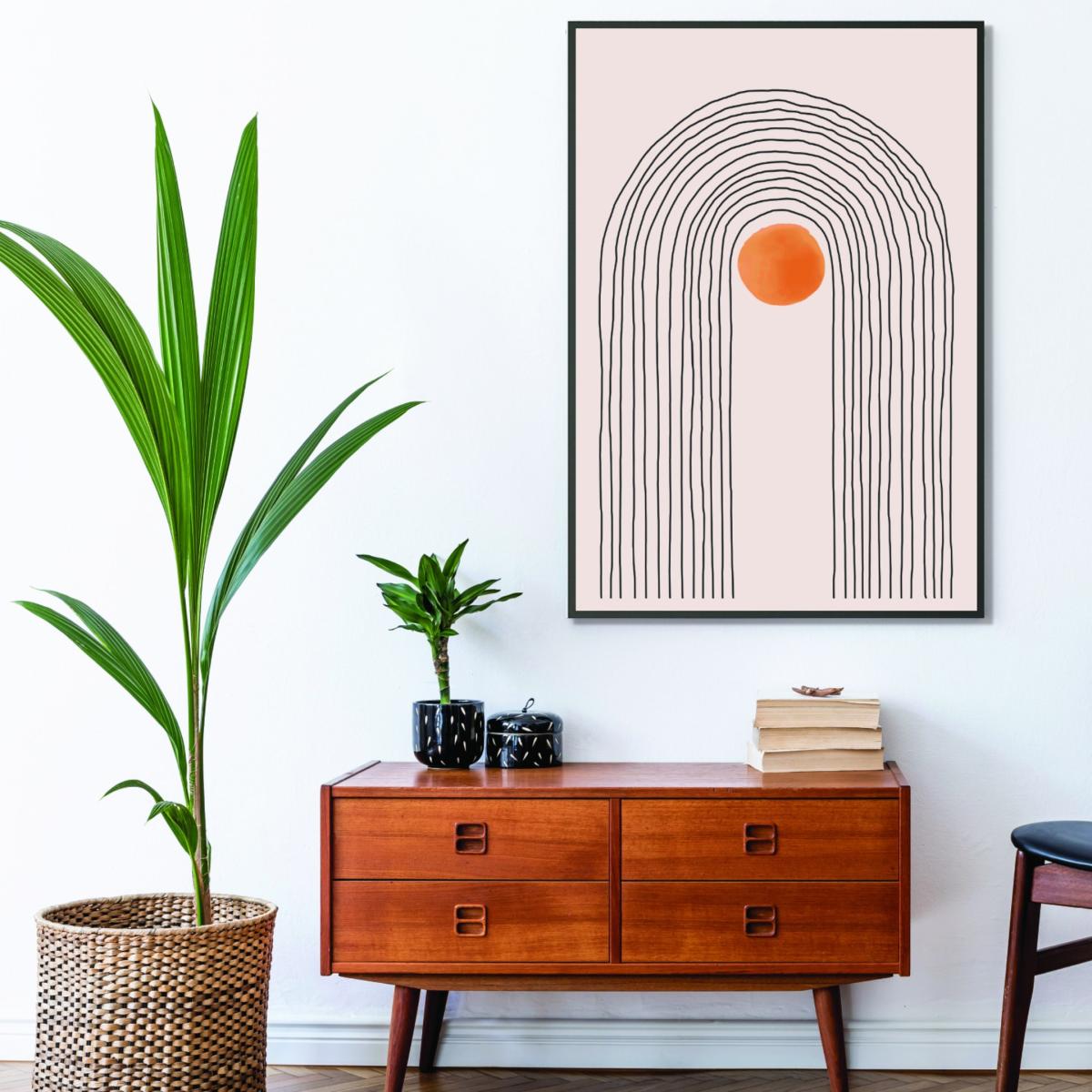 Yellow / Orange Easy Sun #4 A2 420 X 594Mm Stanley Print House – image 3