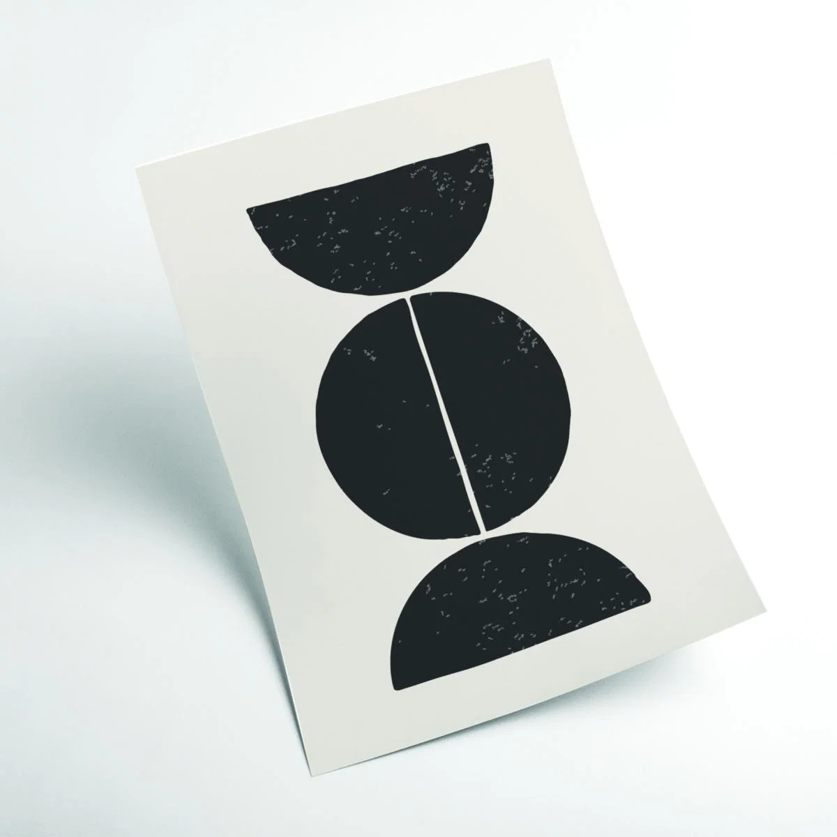 Black Minimal Circles #4 A3 297 X 420Mm Stanley Print House – image 2
