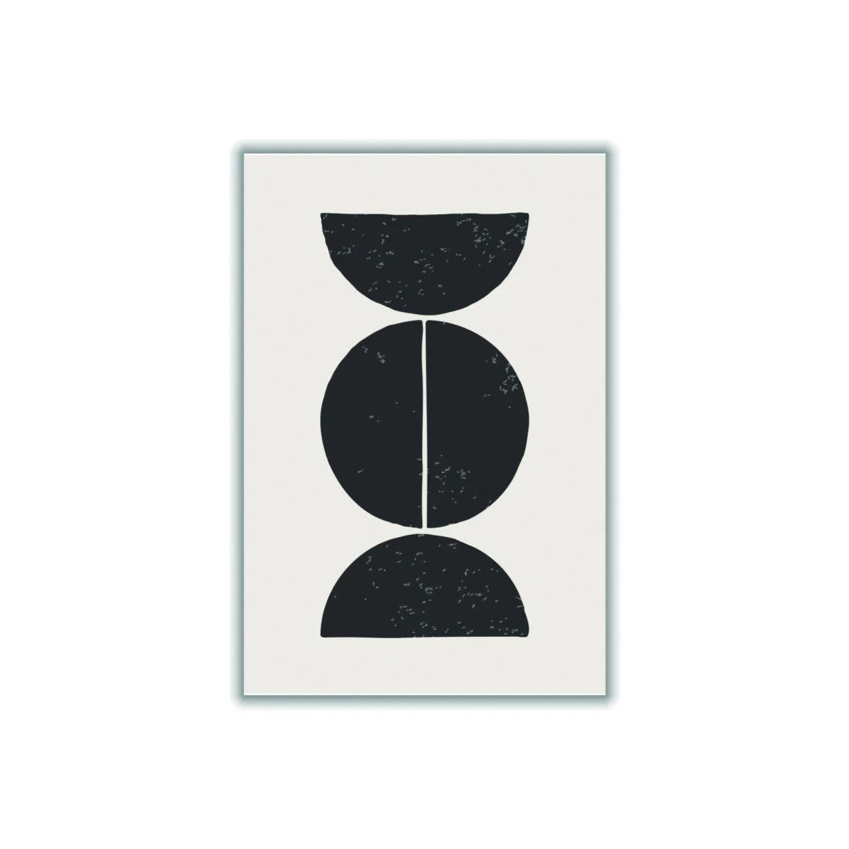 Black Minimal Circles #4 A3 297 X 420Mm Stanley Print House – image 1