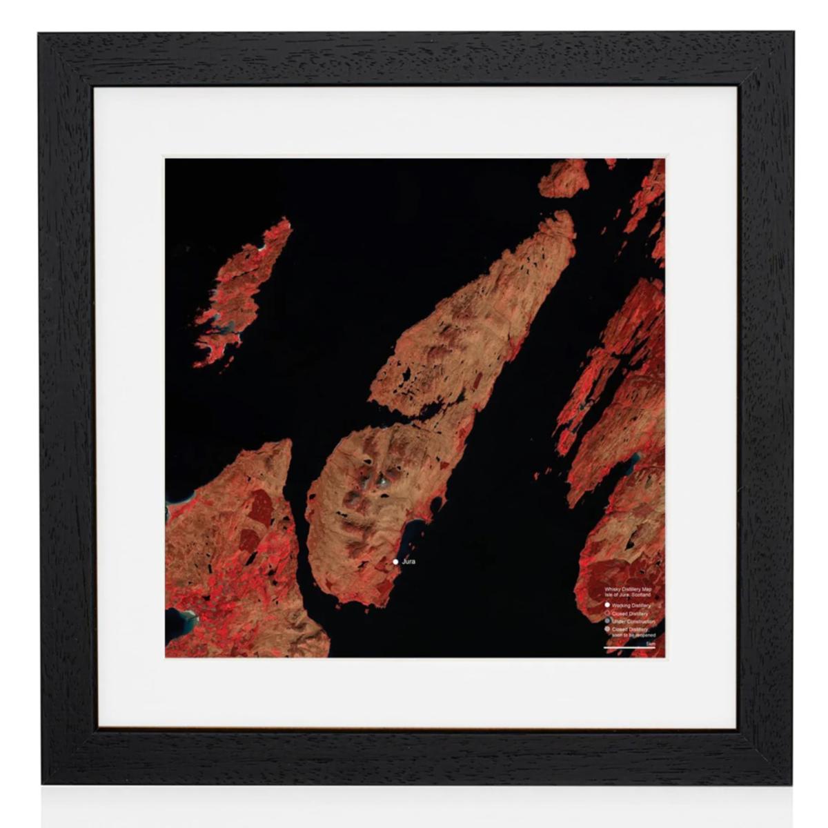 Limited Edition Whisky Map Wall Art - Black Wooden Framed Included Studio Story – image 7