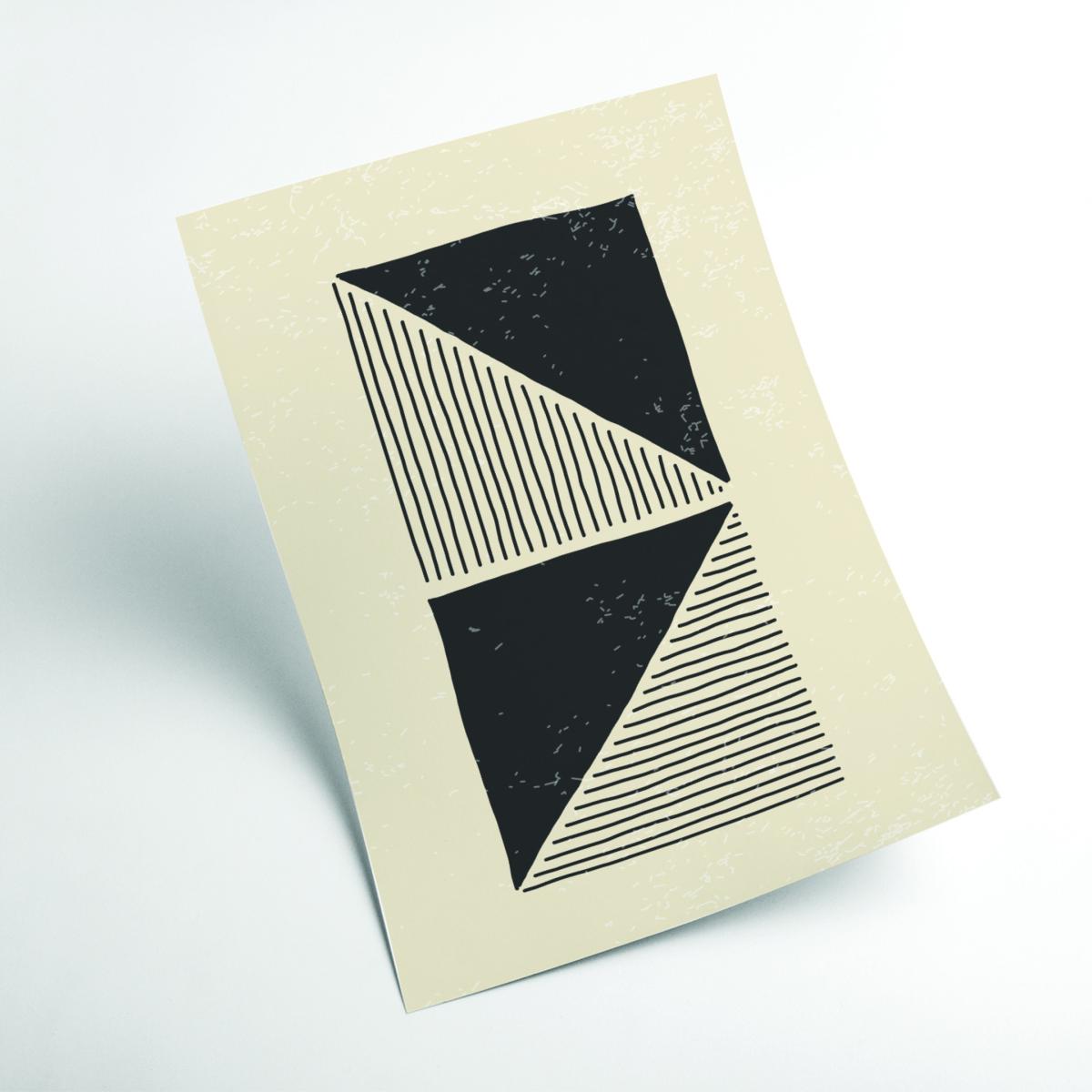 Black Triangles Series #2 A2 420 X 594Mm Stanley Print House – image 2