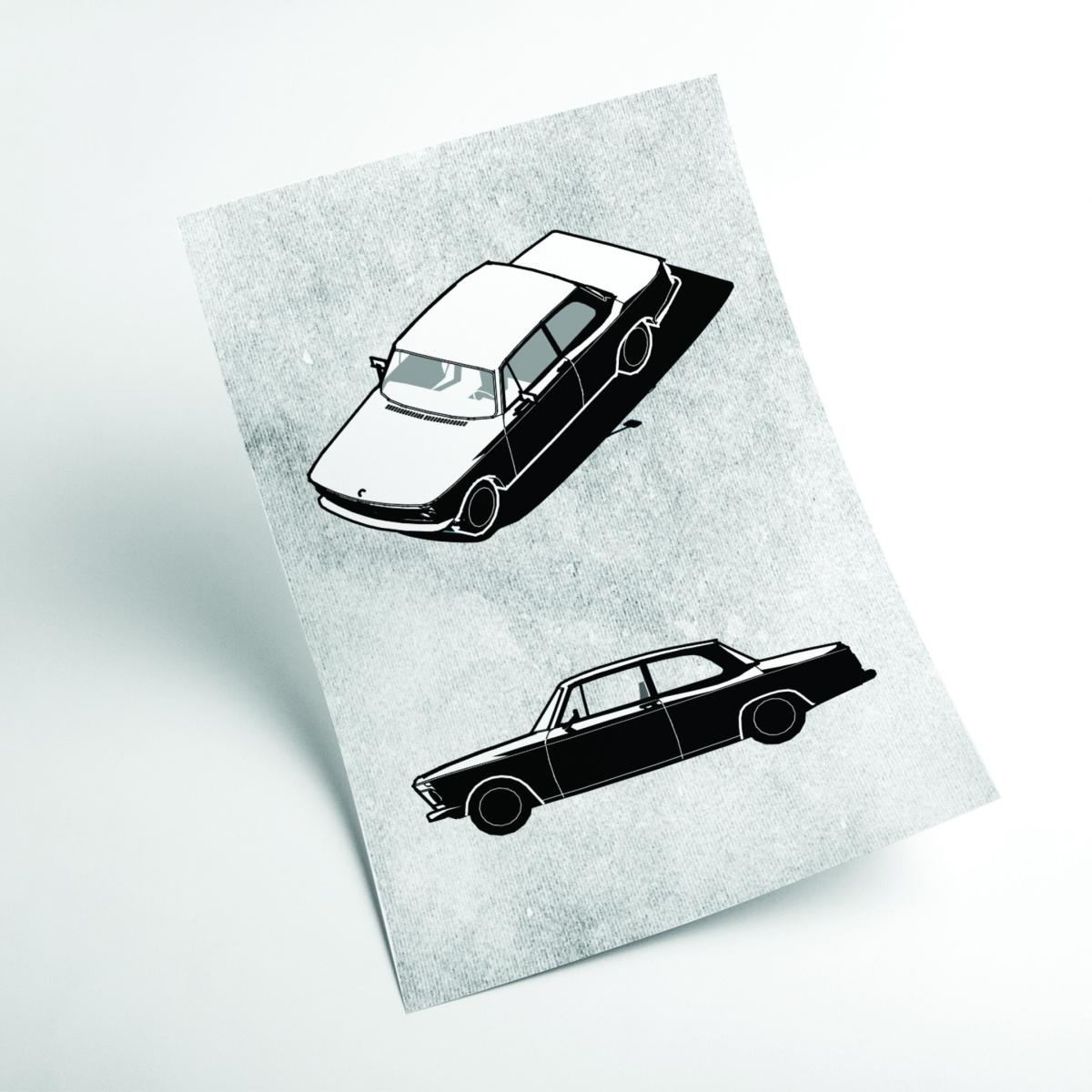 Black Minimal Car Series Ii Extra Large Stanley Print House – image 2