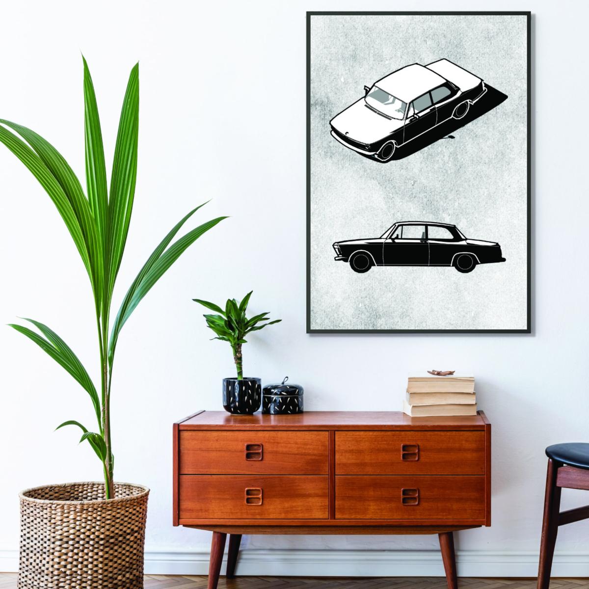 Black Minimal Car Series Ii Extra Large Stanley Print House – image 3