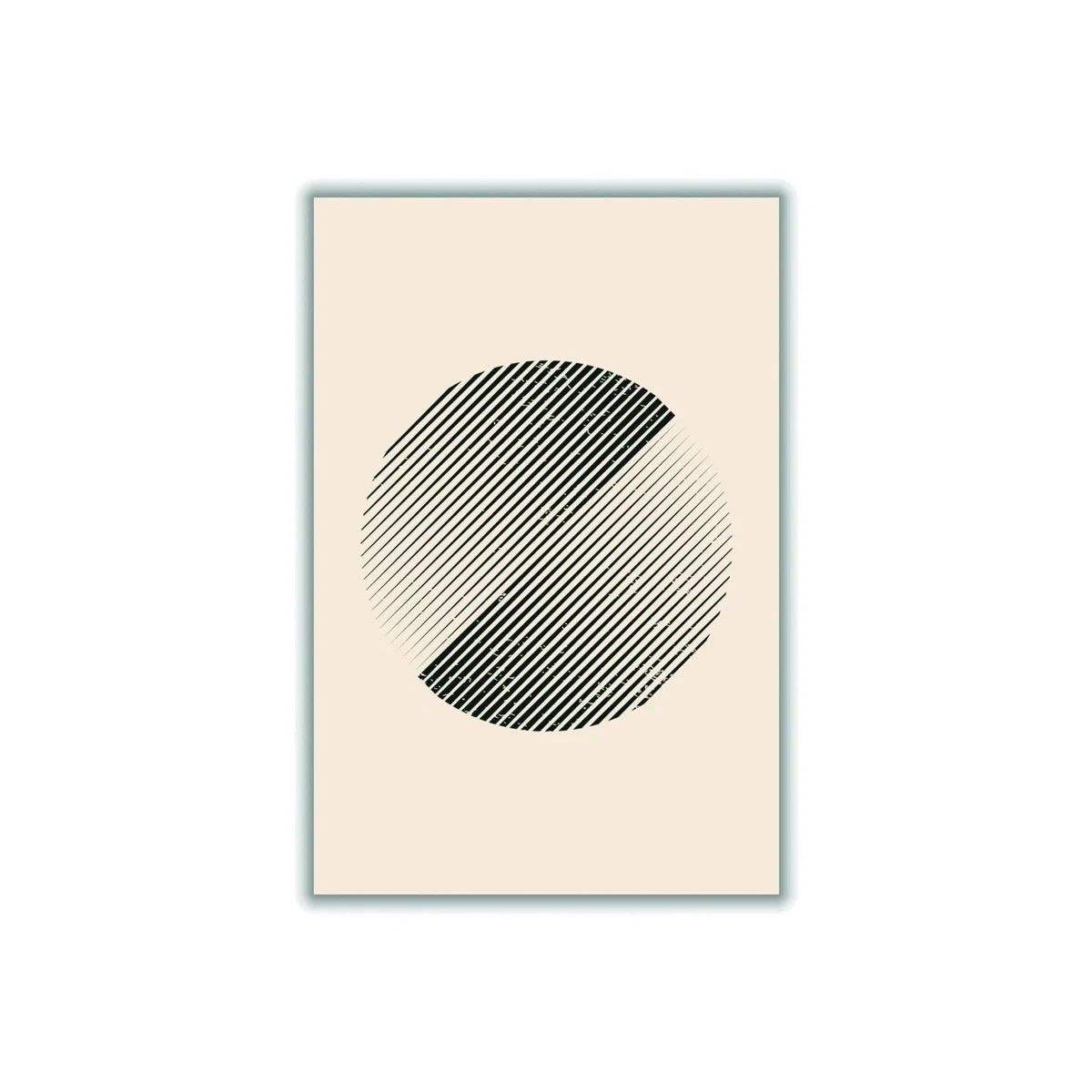 Black Boho Minimal Shapes #3 A4 210 X 297Mm Stanley Print House – image 1