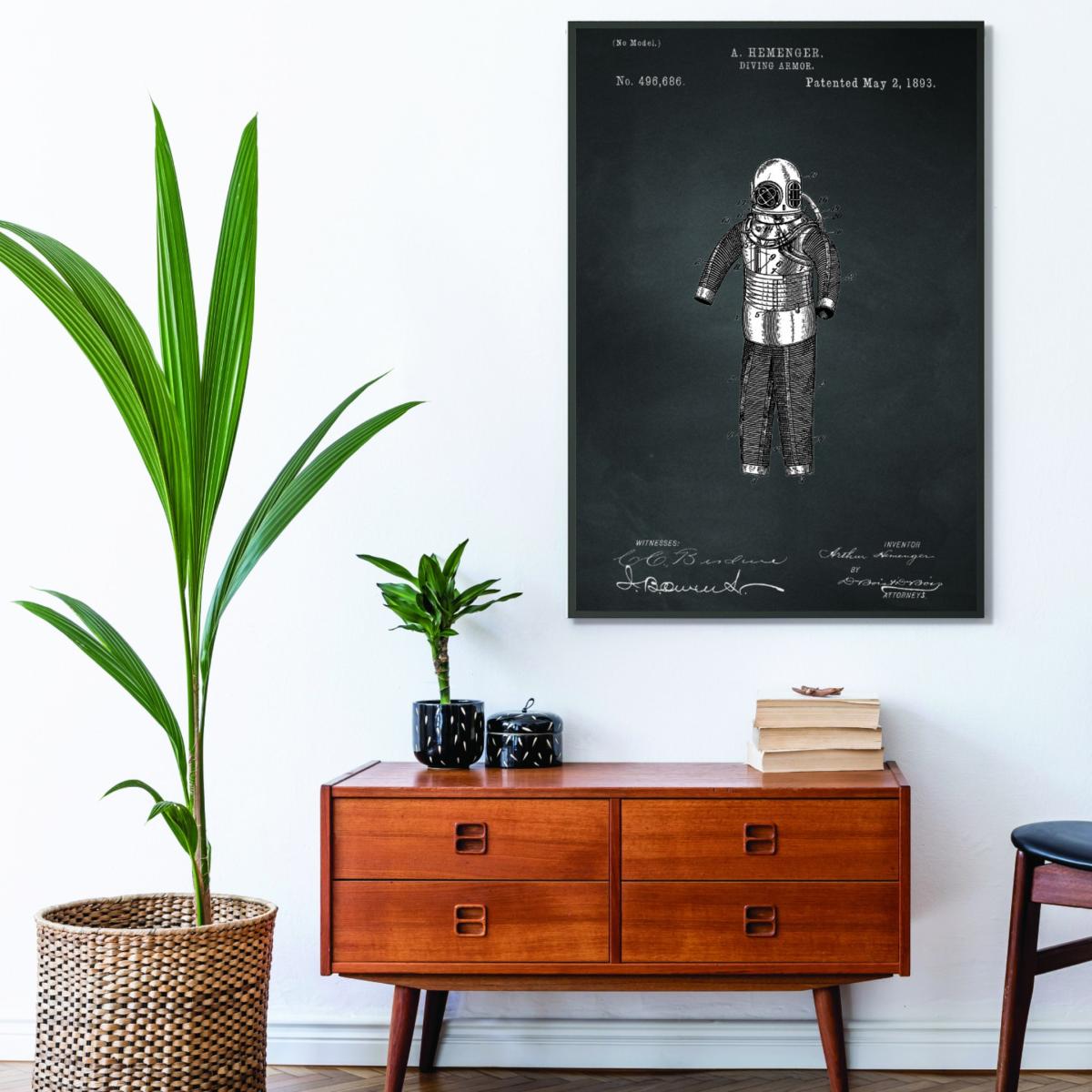 Grey Diving Armor Patent Medium Stanley Print House – image 3