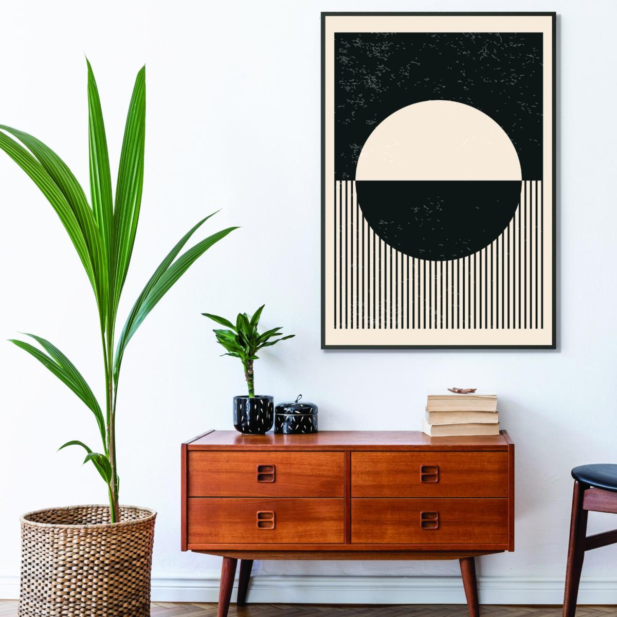 Black And White Planets Series #4 A4 210 X 297Mm Stanley Print House – image 3