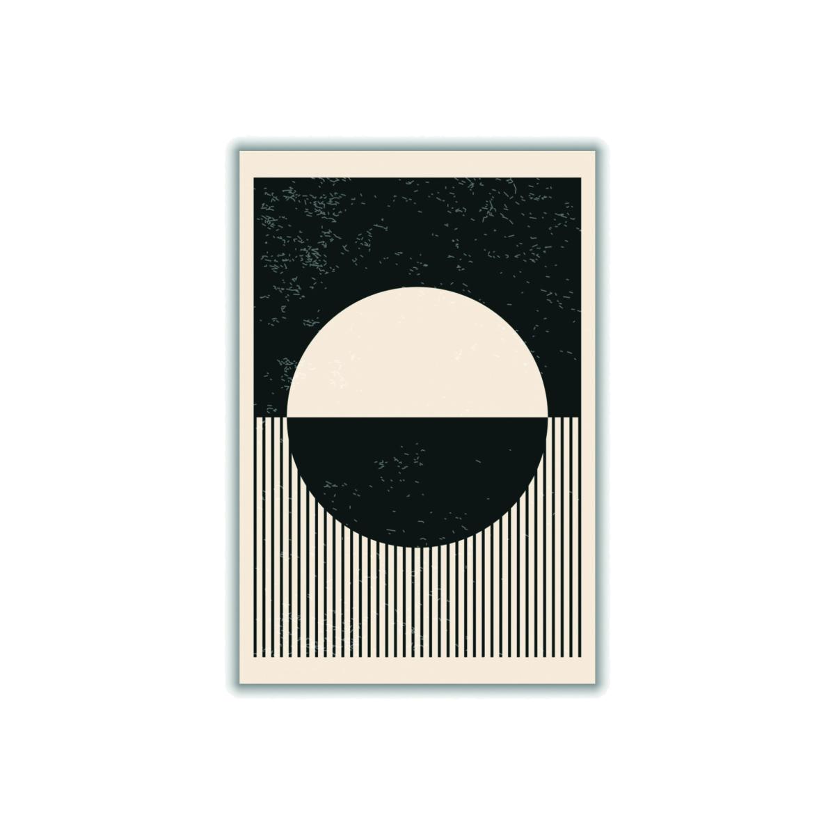Black And White Planets Series #4 A4 210 X 297Mm Stanley Print House – image 1