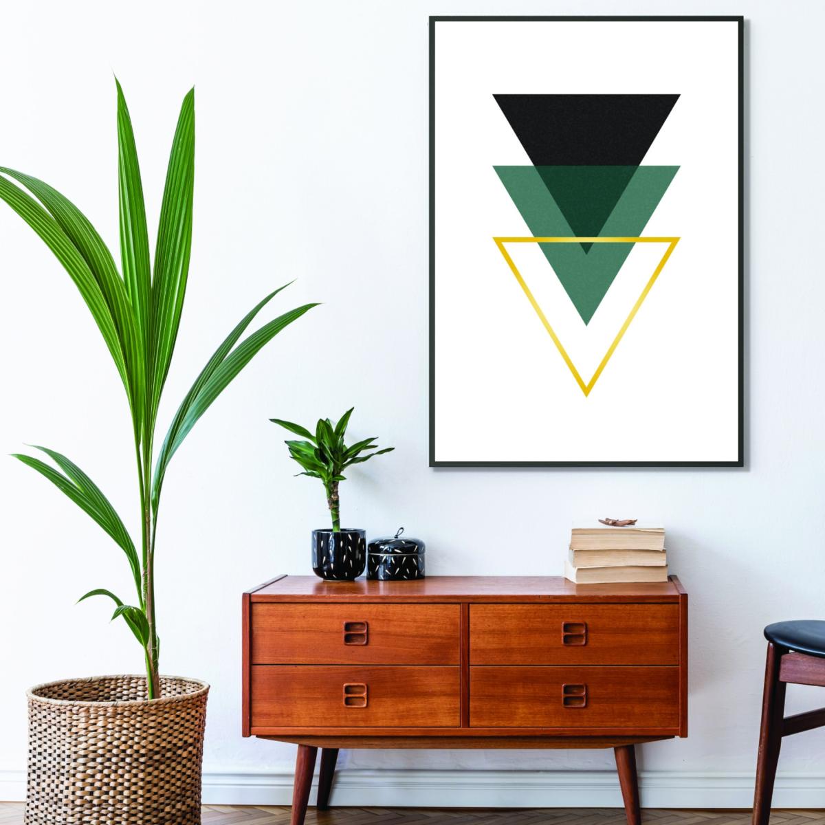 Black Minimal Triangle Collection #1 Medium Stanley Print House – image 3