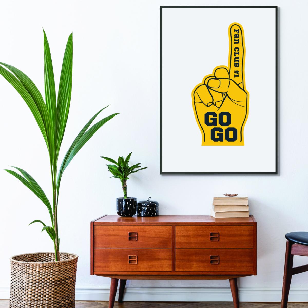 Yellow / Orange Fan Club Large Stanley Print House – image 3