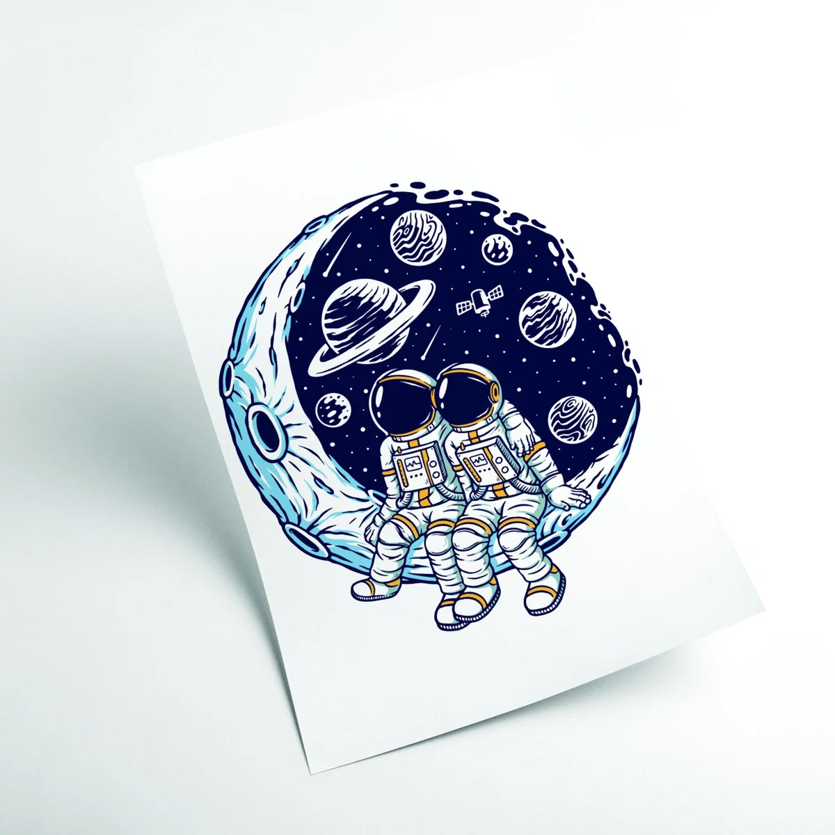 Blue Best Friends Medium Stanley Print House – image 2