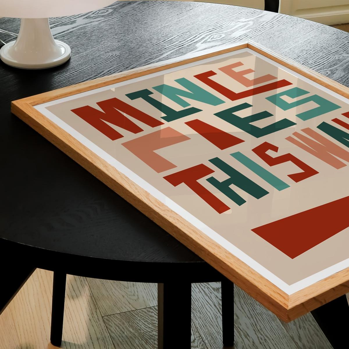 Mince Pies This Way Christmas Art Print - A3 A3 297 X 420Mm Natalie Cass Art – image 4