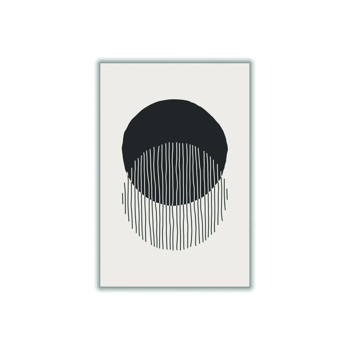 Black Circle Vibe Series #2 Large Stanley Print House – image 1