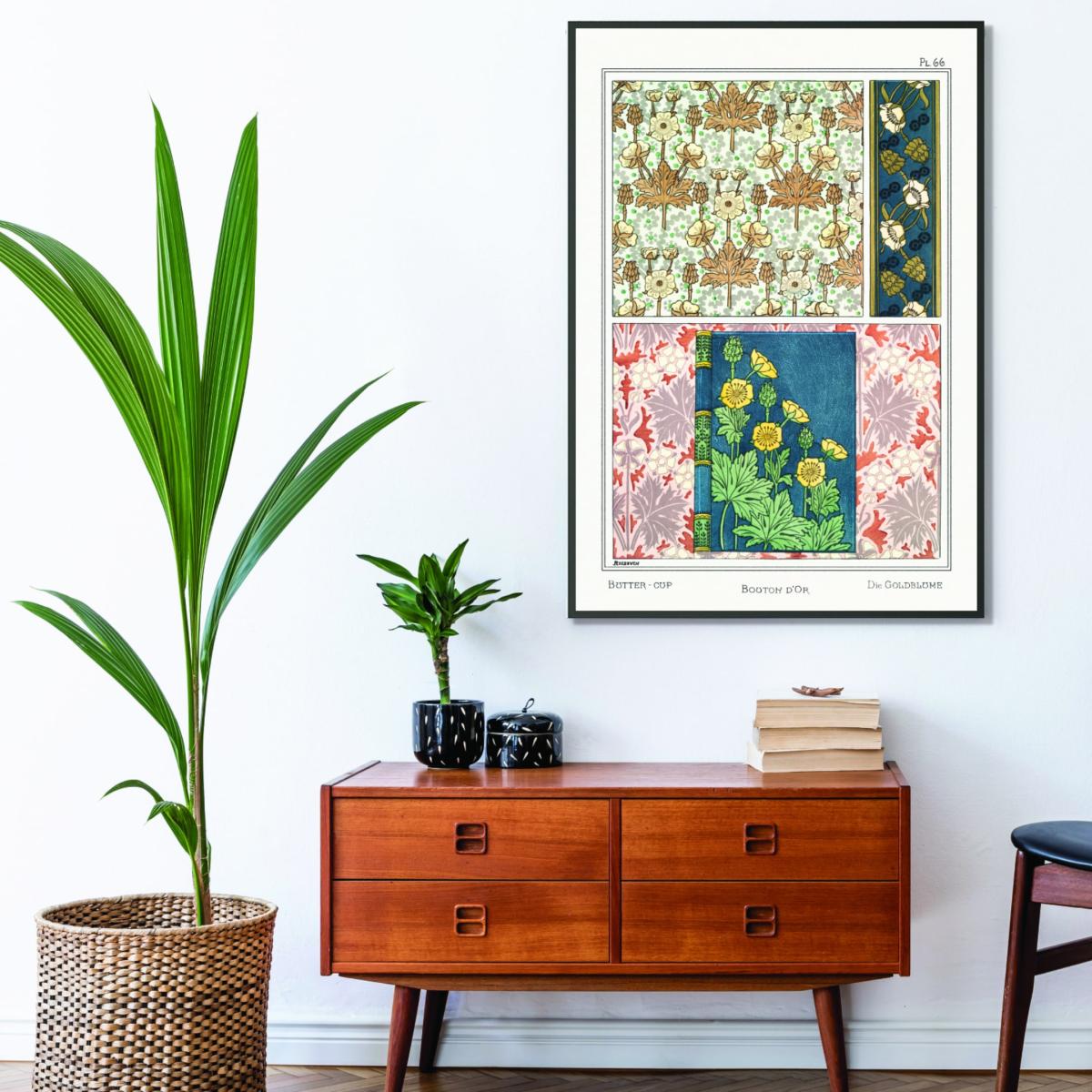 Vintage Botanicals - Buttercup Ii A3 297 X 420Mm Stanley Print House – image 3