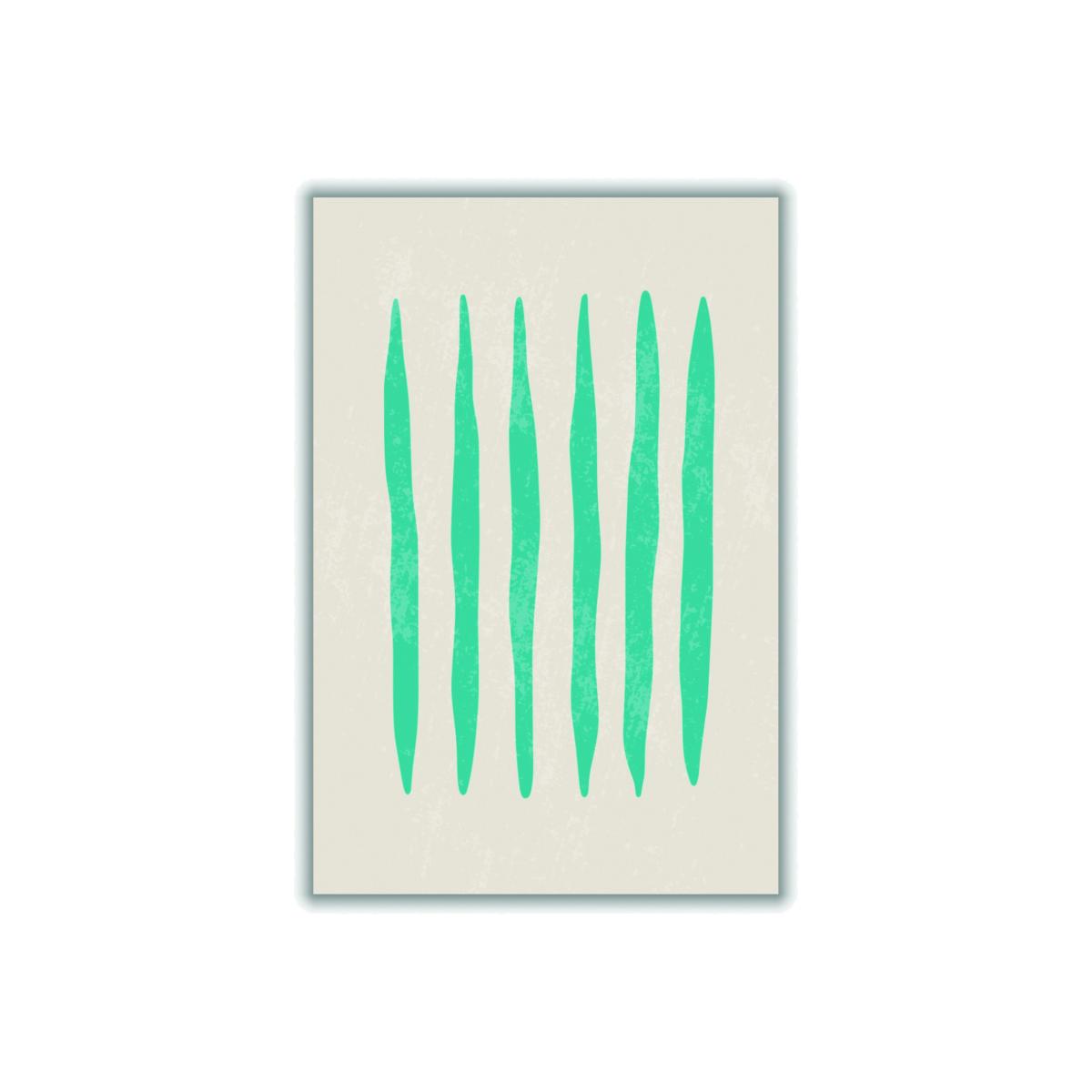 Blue Minimal Abstract #1 Medium Stanley Print House – image 1