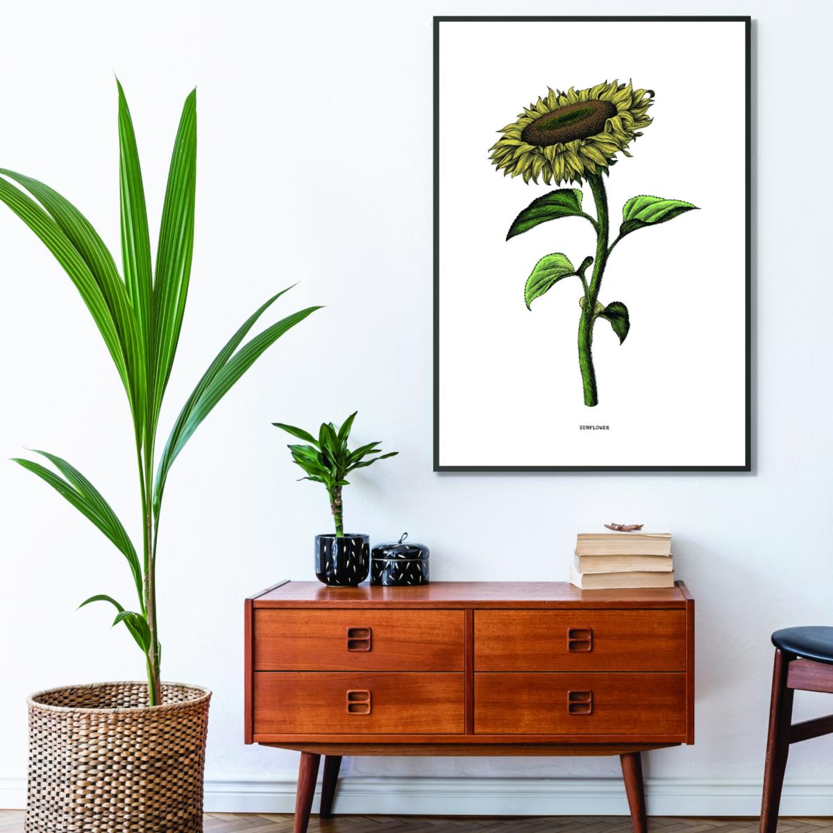 Green Sunflowers For President A3 297 X 420Mm Stanley Print House – image 3
