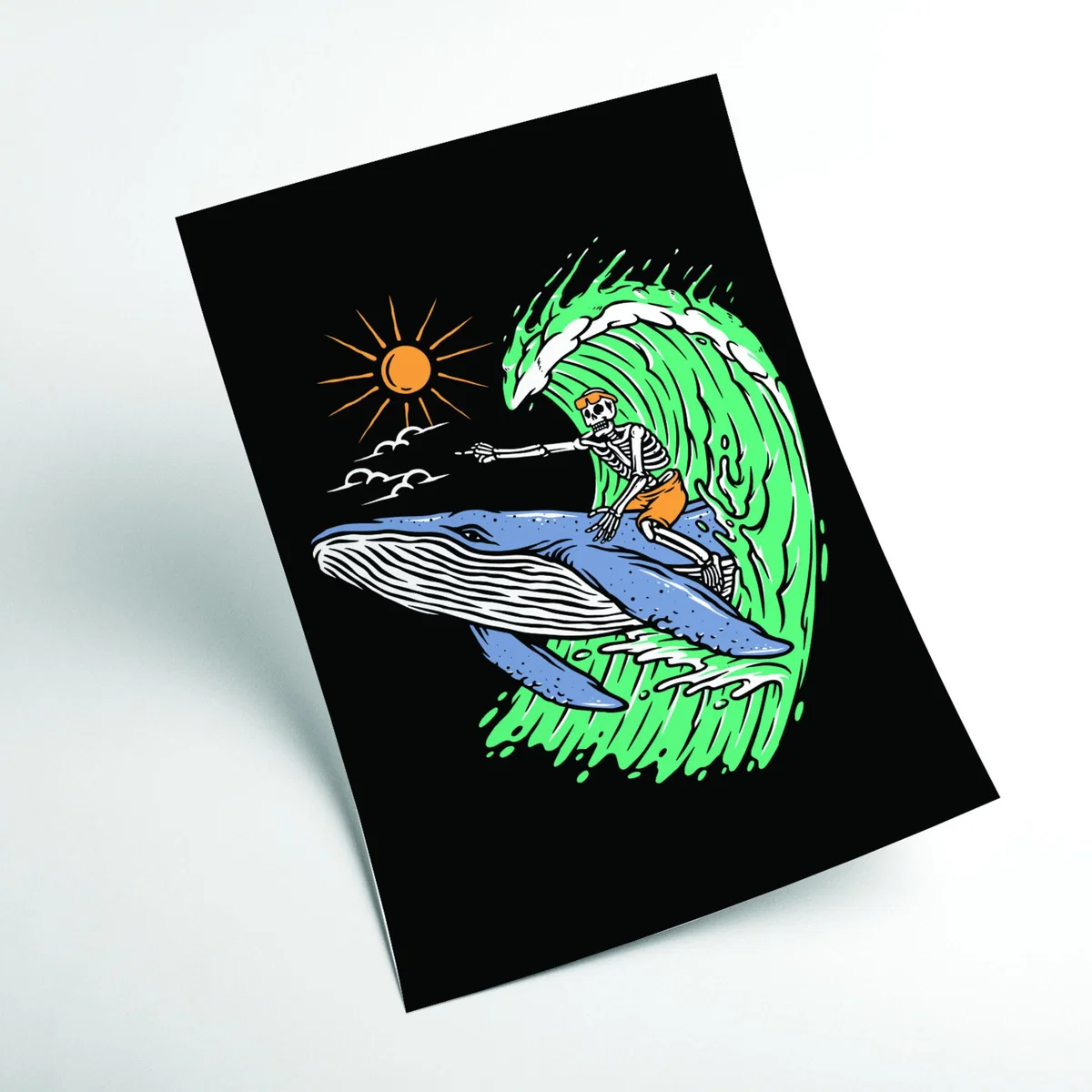 Green Going Straight! A3 297 X 420Mm Stanley Print House – image 2