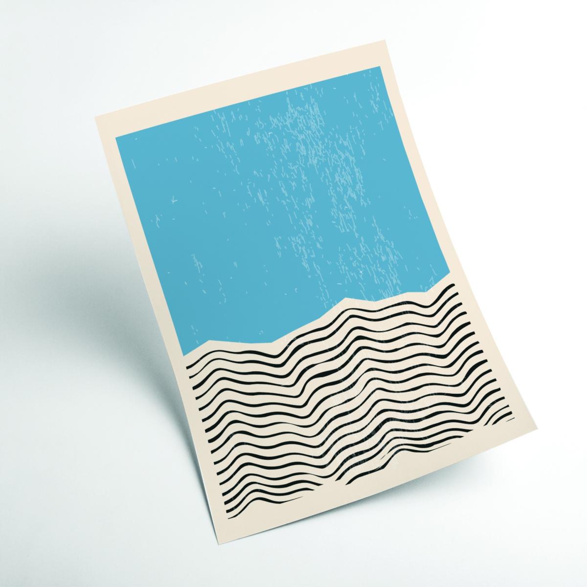 Blue Bright Minimal Set #1 Extra Large Stanley Print House – image 2