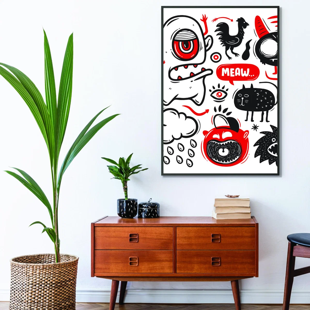 Red This Is A Doodle A1 594 X 841Mm Stanley Print House – image 3
