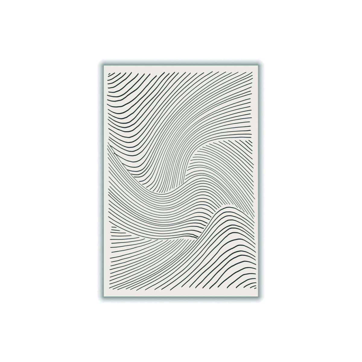 Grey Minimal Lines Set 3 Large Stanley Print House – image 1