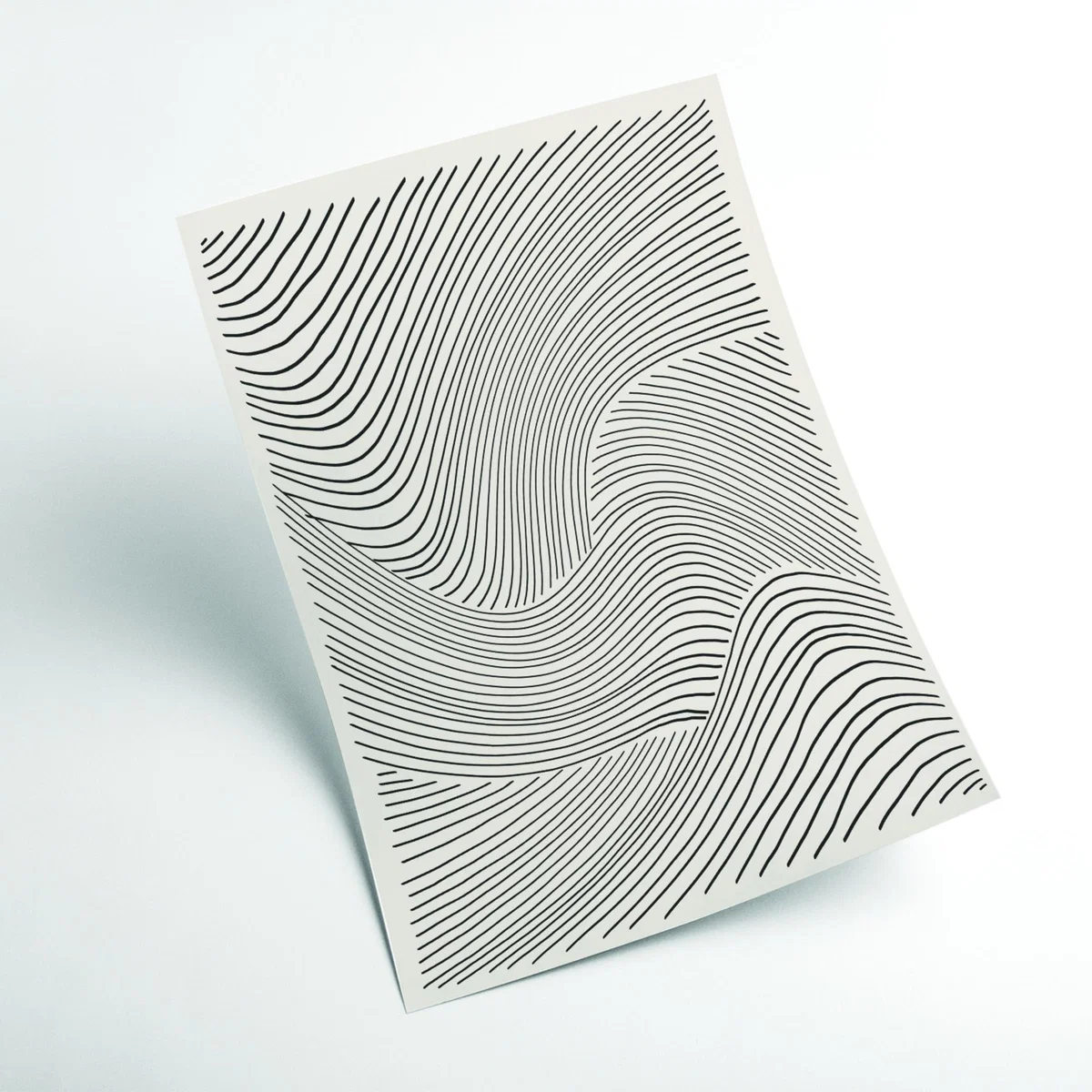 Grey Minimal Lines Set 3 Small Stanley Print House – image 2