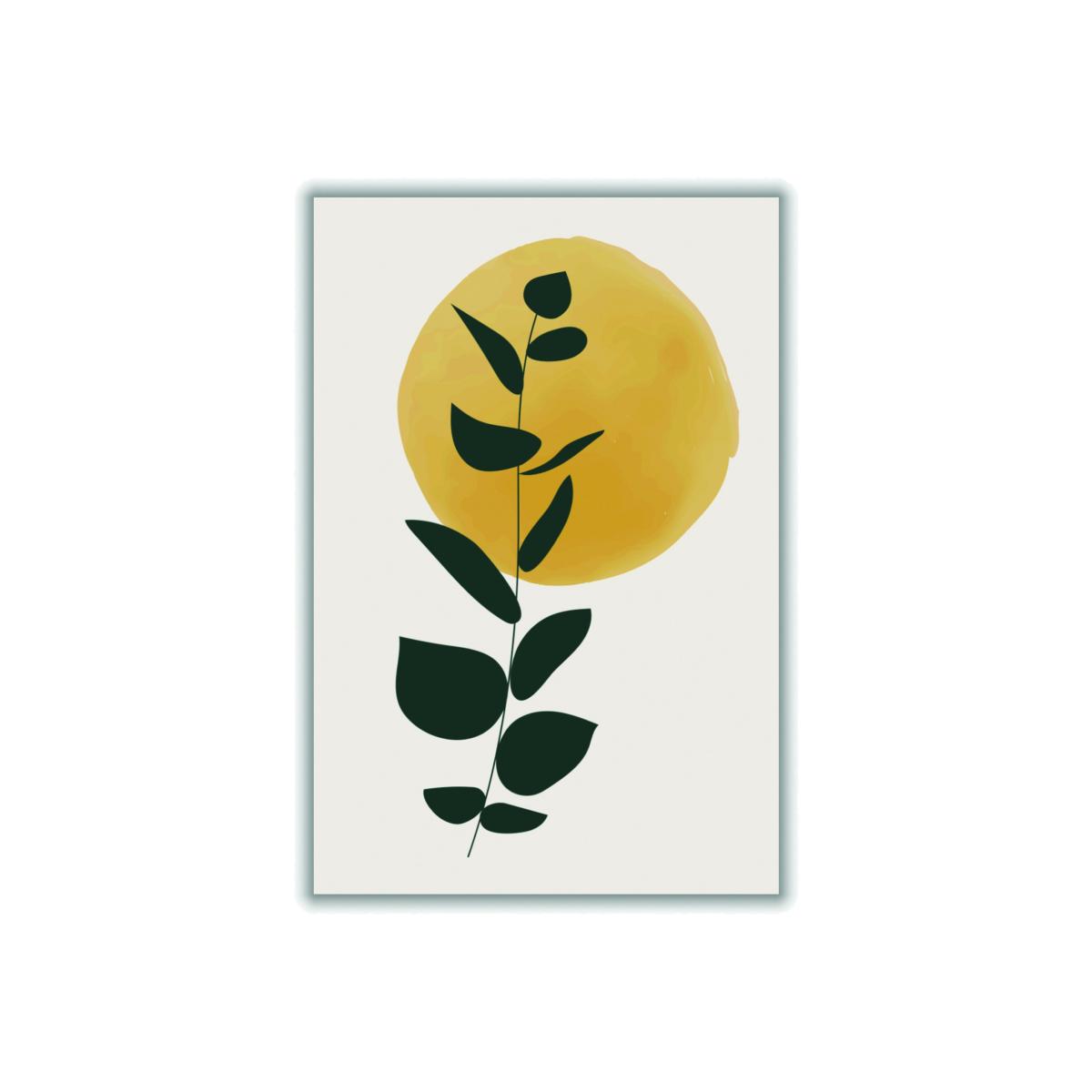Yellow / Orange Color Botanicals #1 A3 297 X 420Mm Stanley Print House – image 1