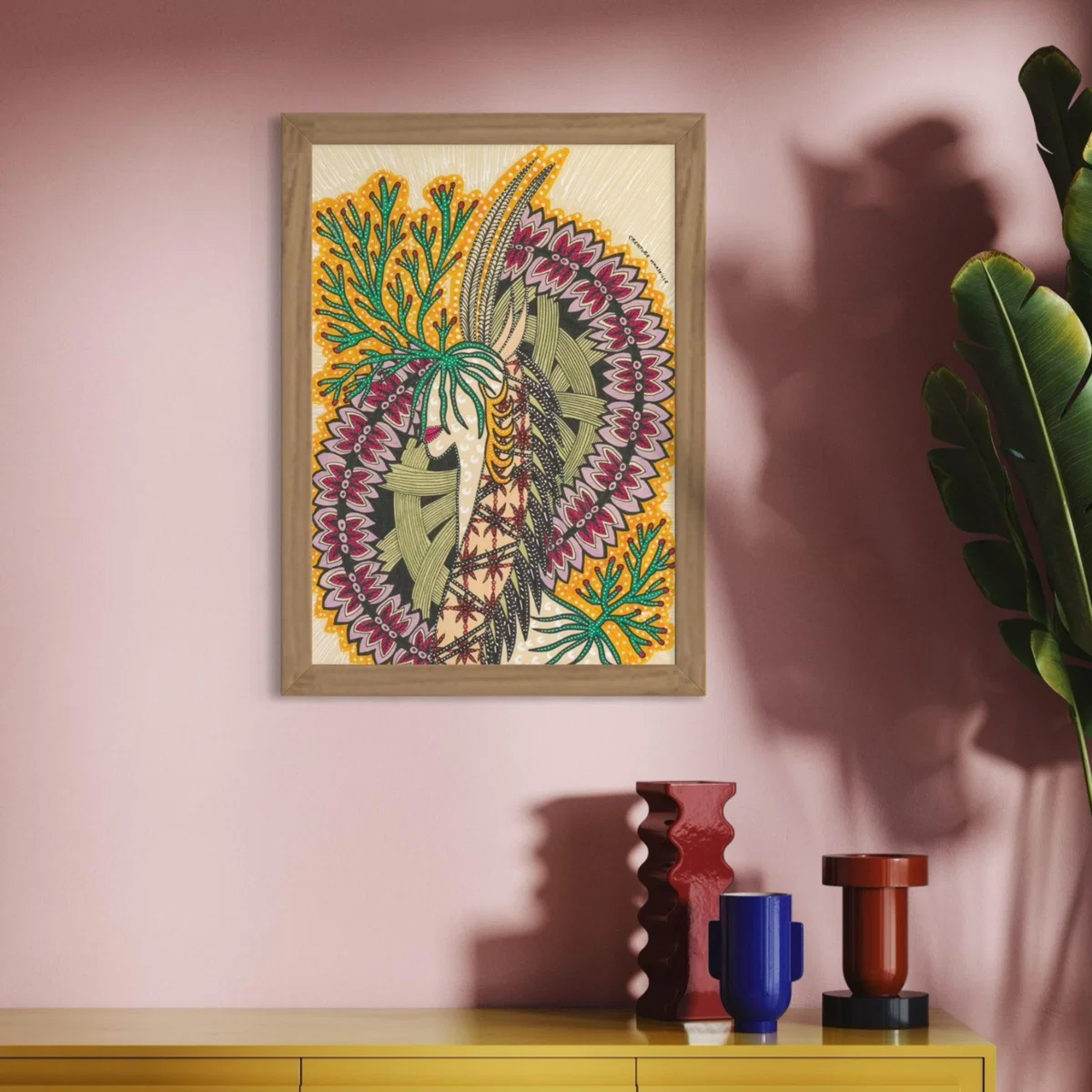 Pink / Purple / Green Borély - Art Print Fine Art | Creature Marseille – image 3