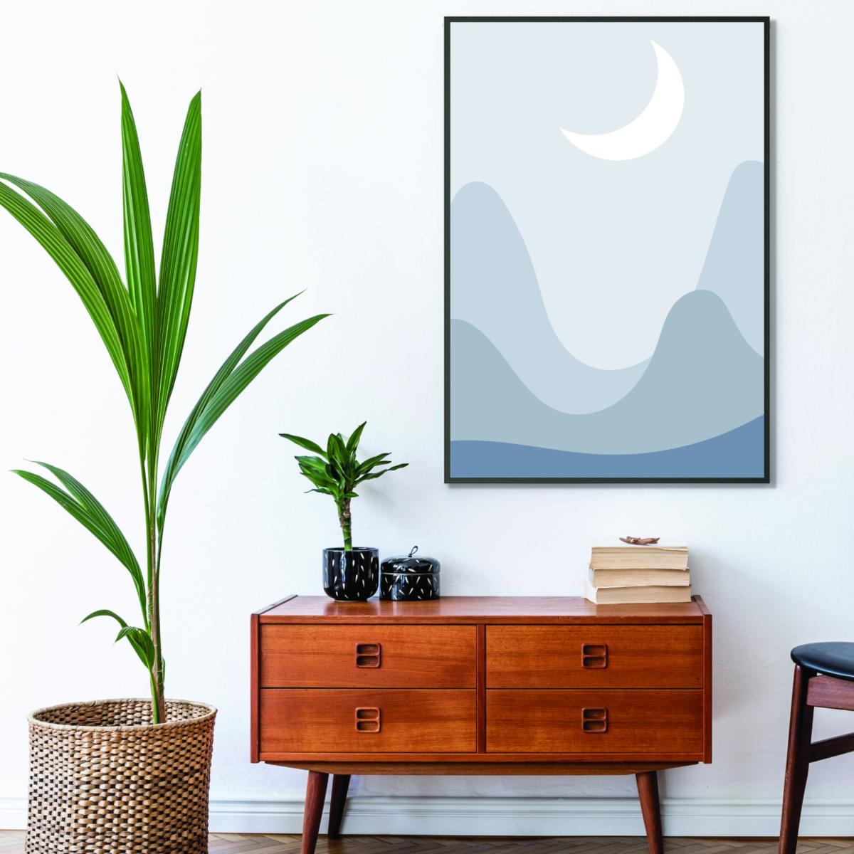 Grey Boho Landscape #2 A1 594 X 841Mm Stanley Print House – image 3