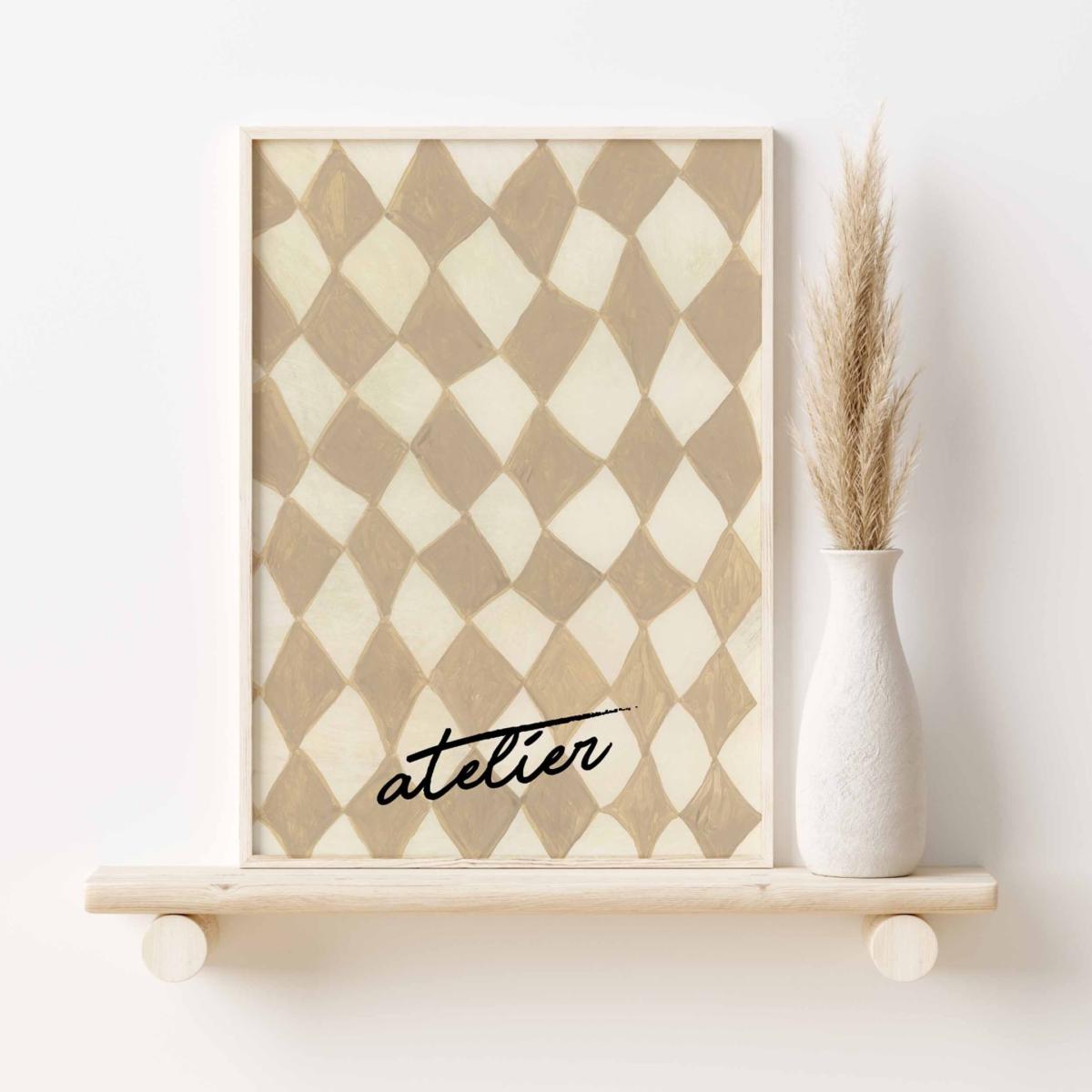Atelier Diamond Print Sofe Store – image 2
