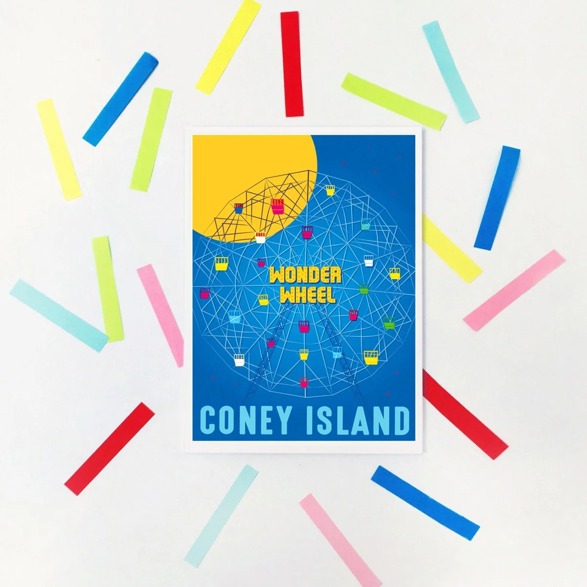 Coney Island New York Art Print Eye for London Prints – image 2