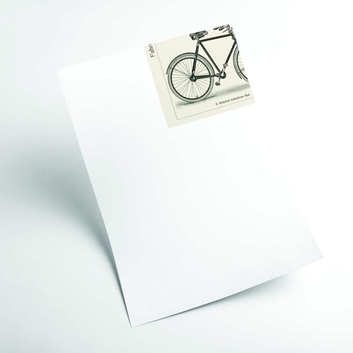 Grey Various Bicycles A4 210 X 297Mm Stanley Print House – image 2