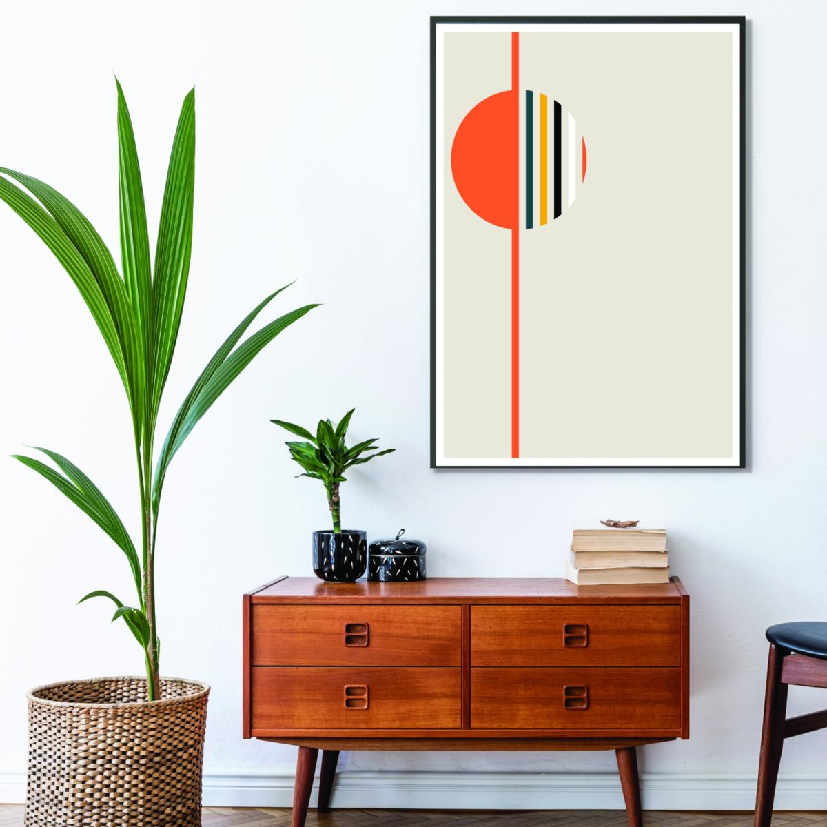 Retro Geometric Circle 4 Medium Stanley Print House – image 3
