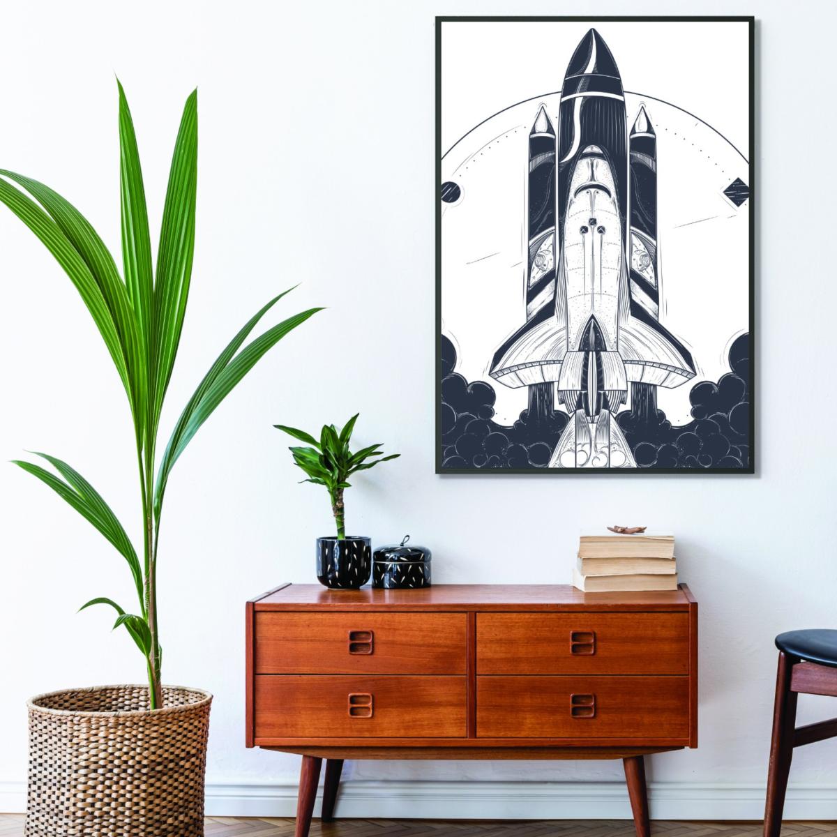Black Blastoff! Medium Stanley Print House – image 3