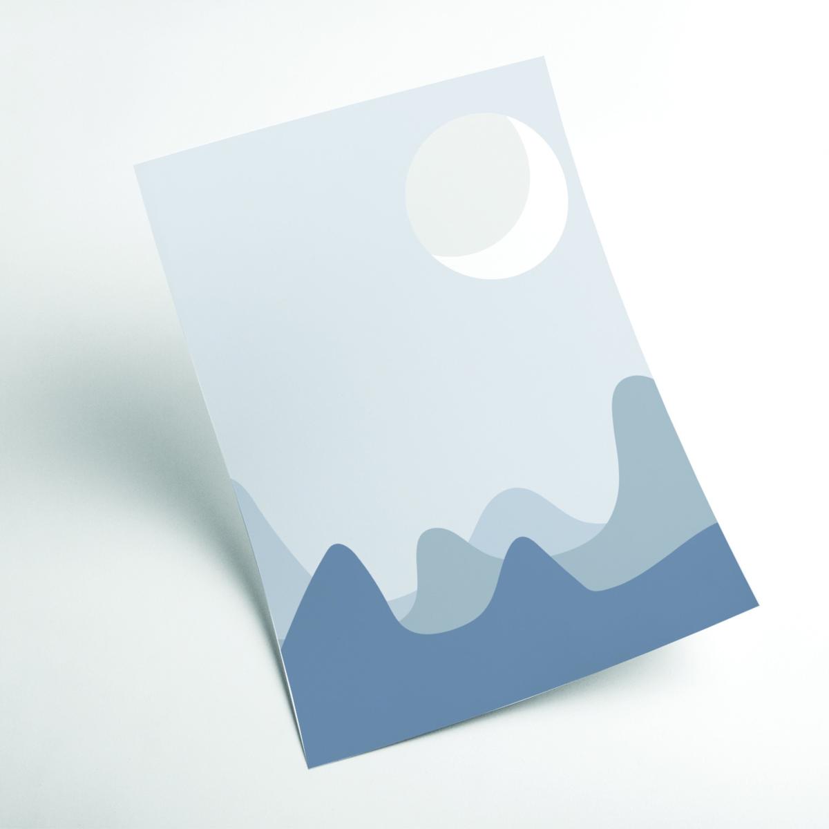 Grey Boho Landscape #4 Large Stanley Print House – image 2