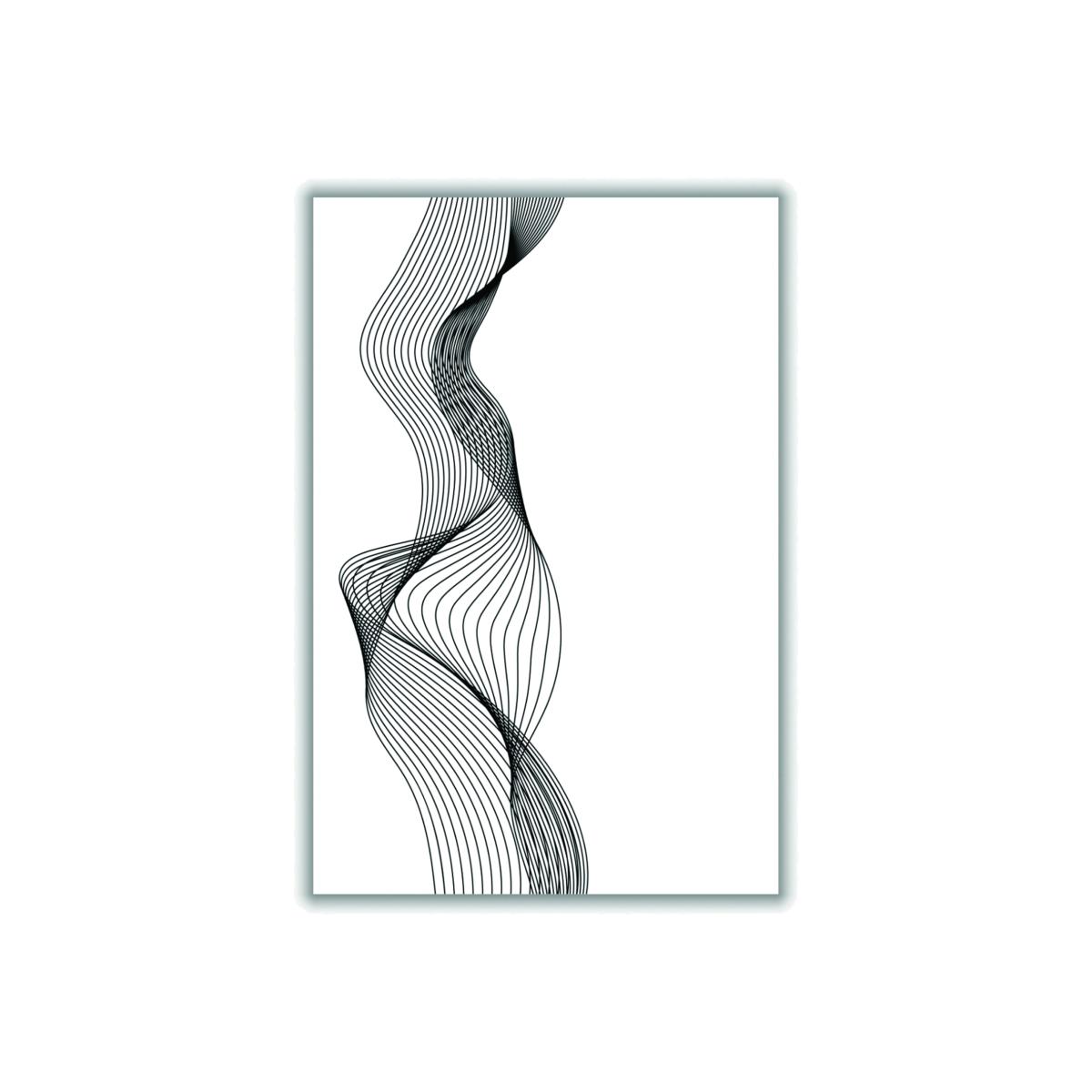Grey Line Wobbles A4 210 X 297Mm Stanley Print House – image 1