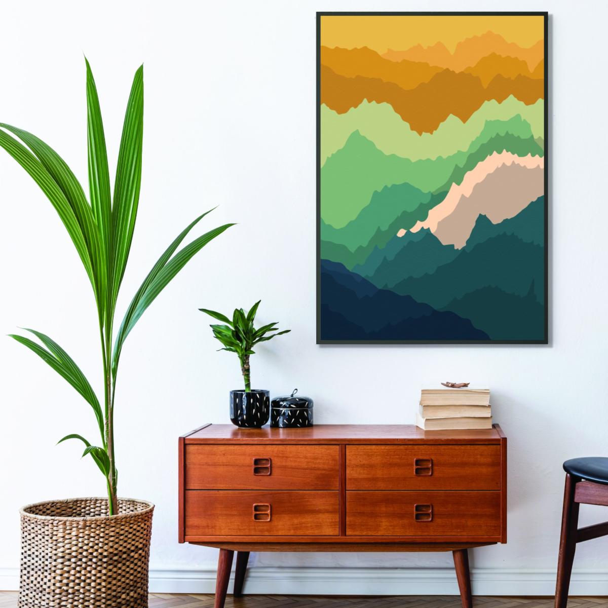 Japanese Mountain Topography Large Stanley Print House – image 3