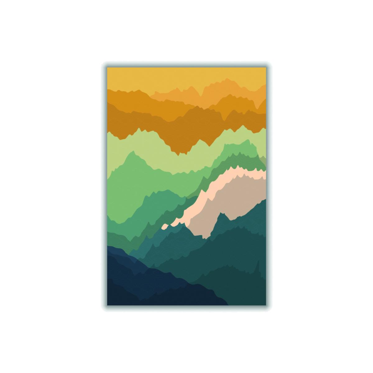 Japanese Mountain Topography Large Stanley Print House – image 1