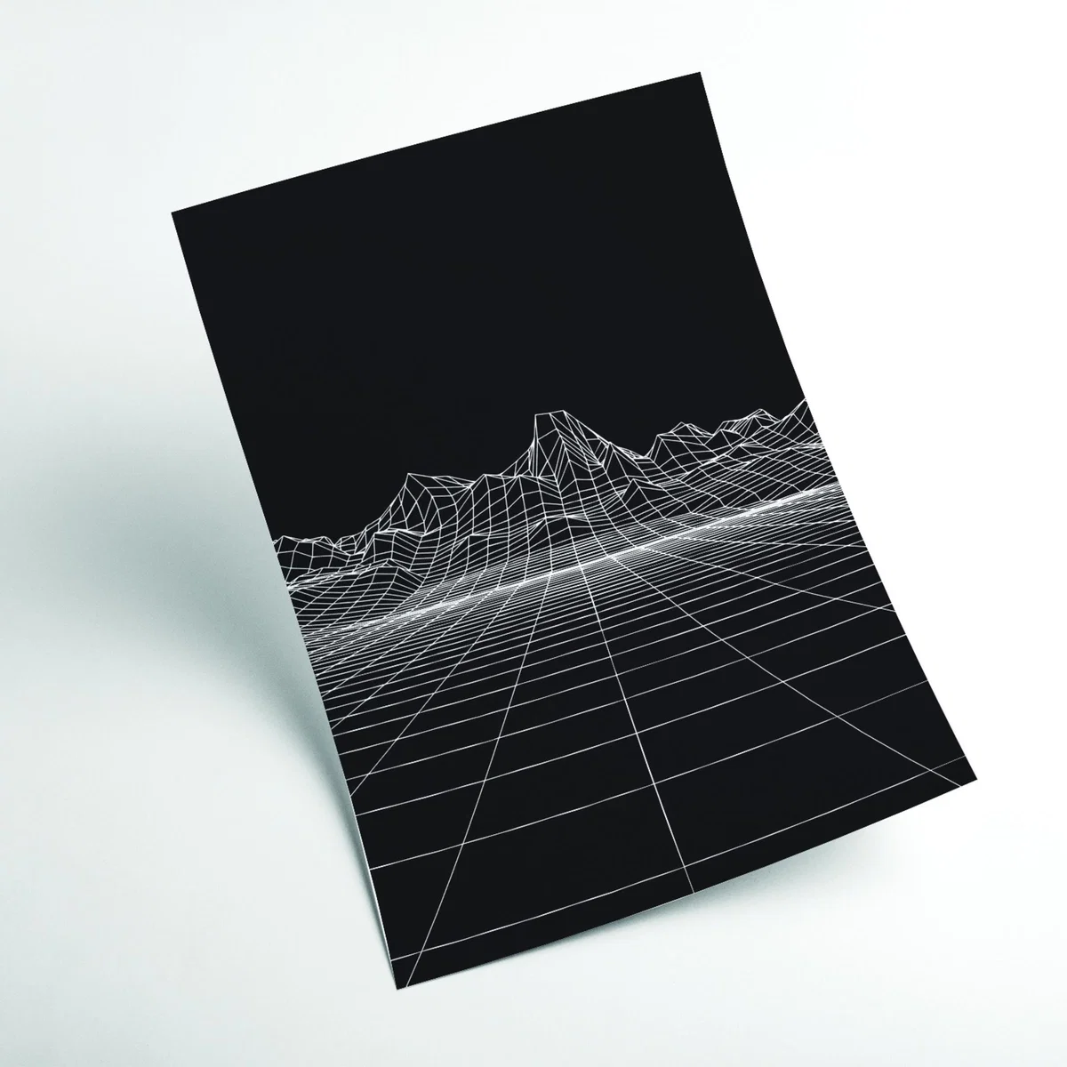 Neutrals Line Mountains #2 A2 420 X 594Mm Stanley Print House – image 2