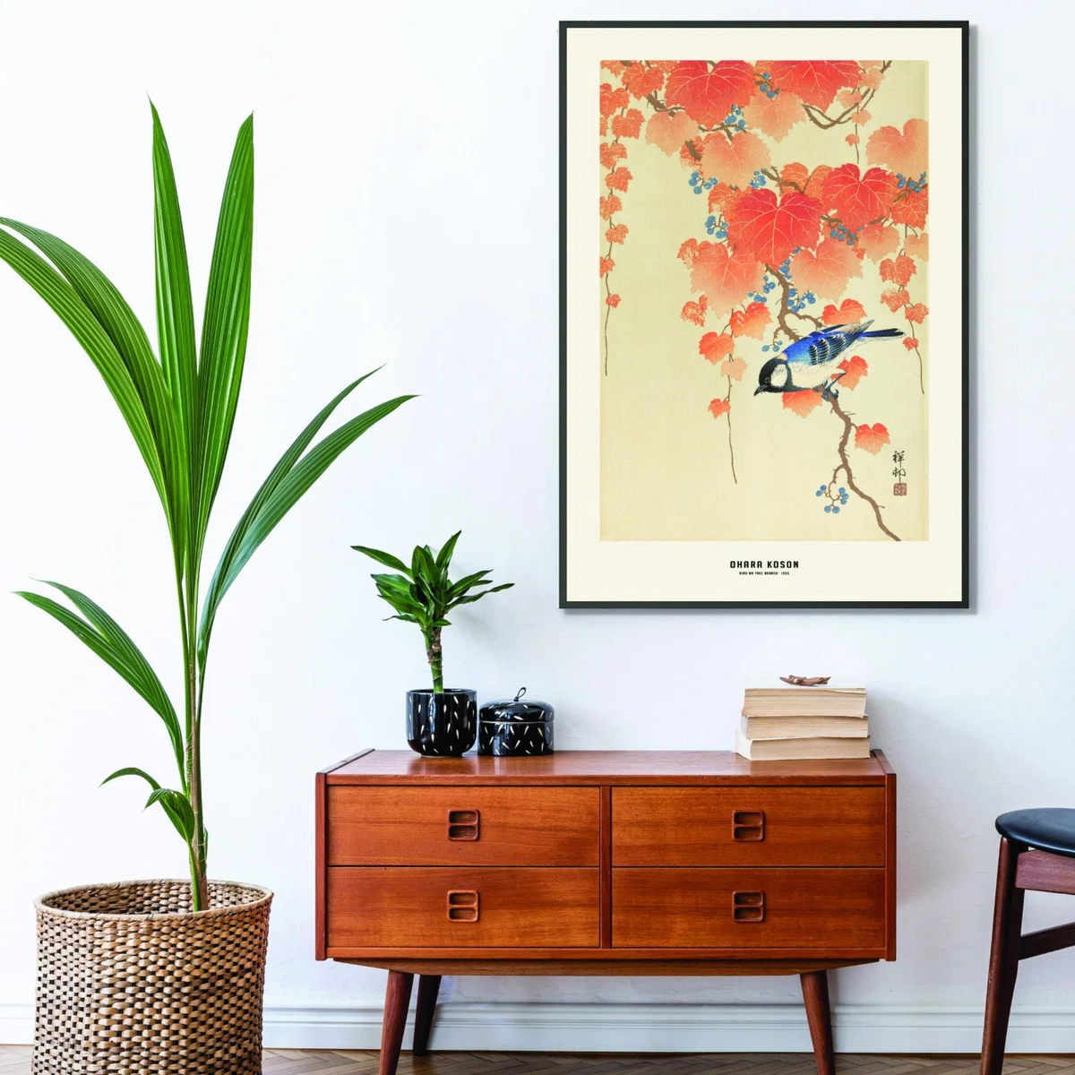 Ohara Koson - Bird On Tree Branch A2 420 X 594Mm Stanley Print House – image 3
