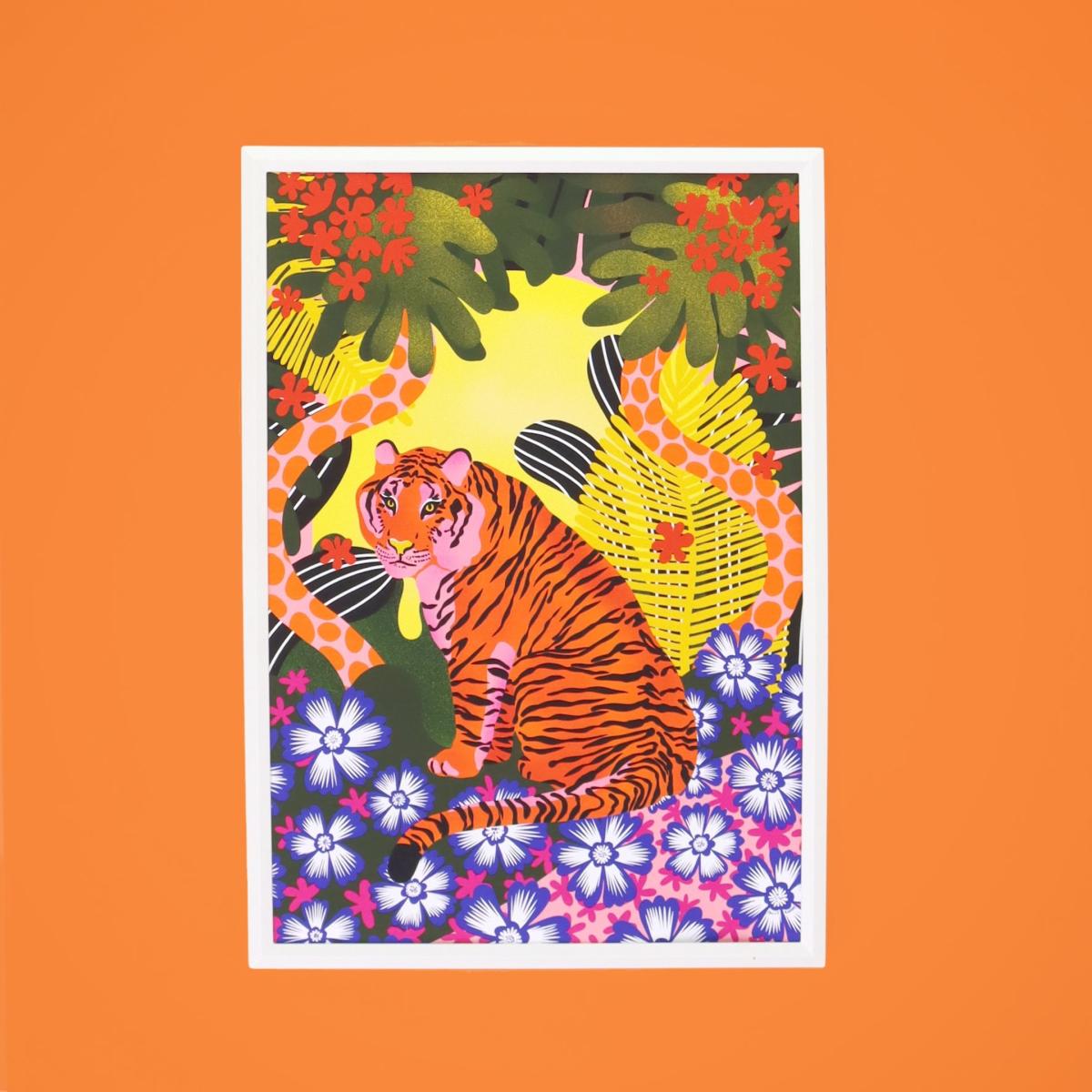 Tiger Print A3 297 X 420Mm The Neighbourhood Threat – image 4
