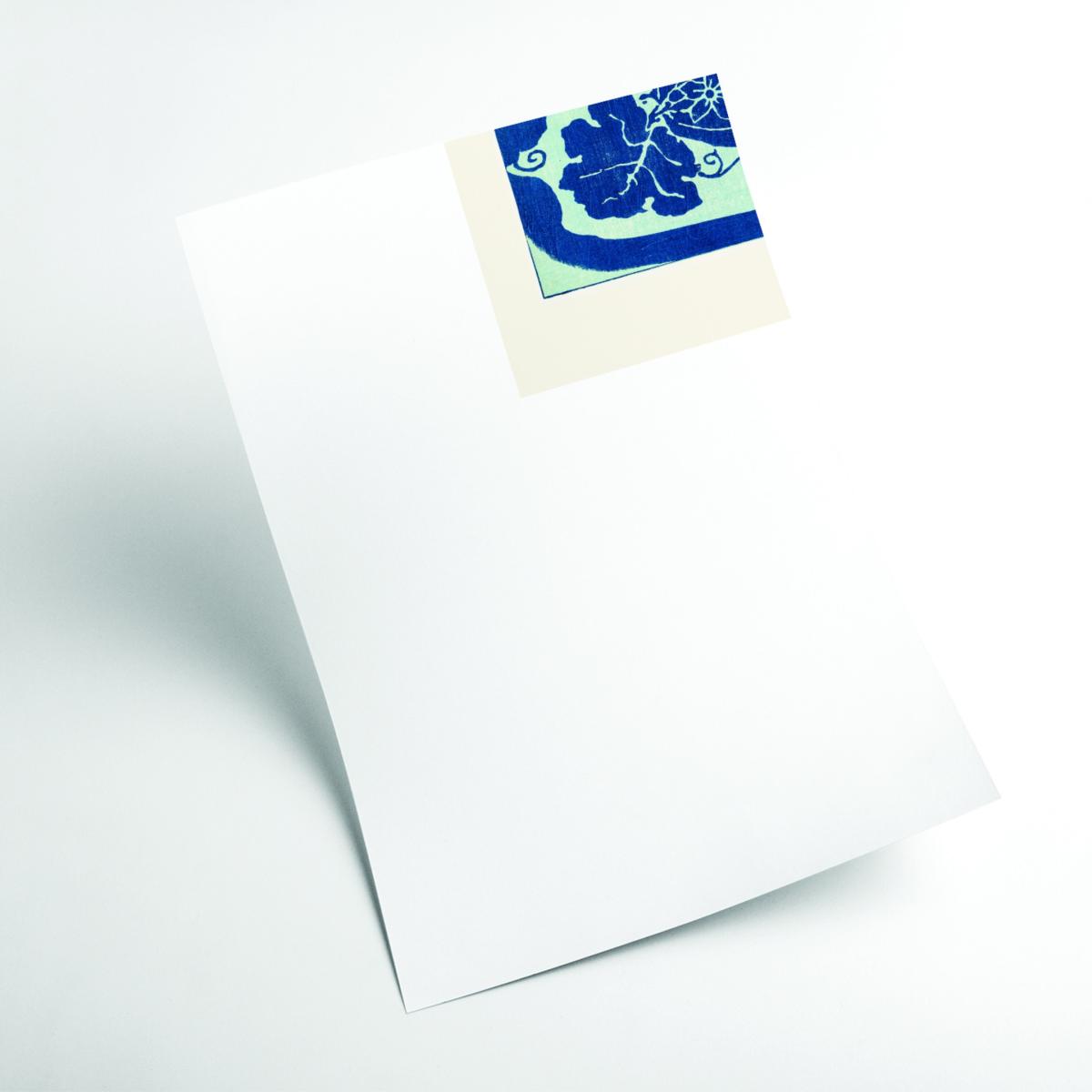Blue Taguchi Tomoki - Original Woodblock Print A4 210 X 297Mm Stanley Print House – image 2