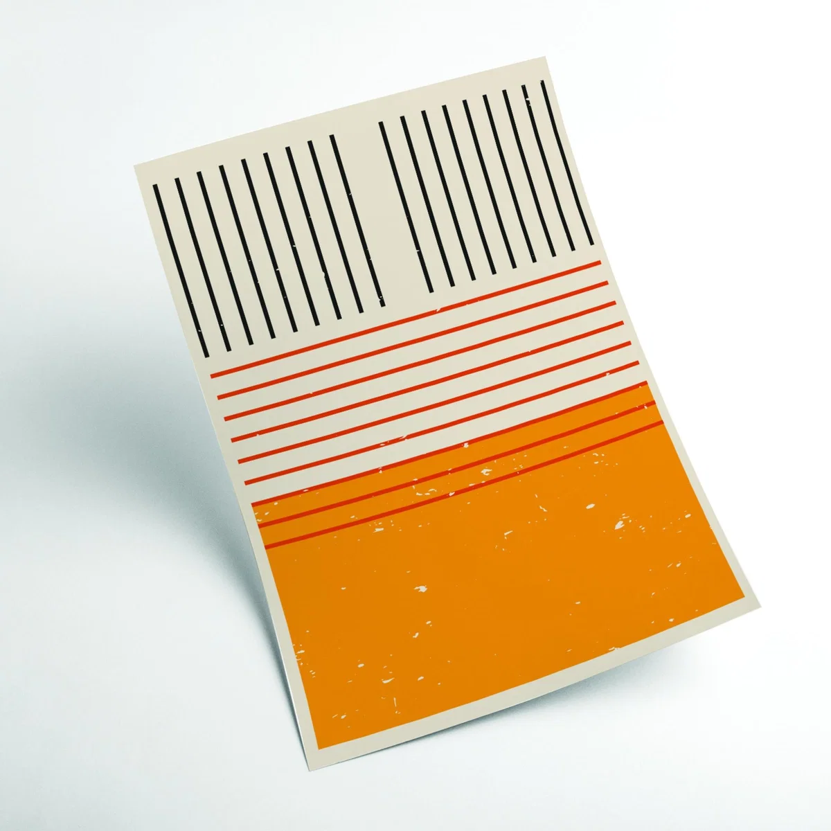 Yellow / Orange Vibrant Minimal Series #1 A3 297 X 420Mm Stanley Print House – image 2