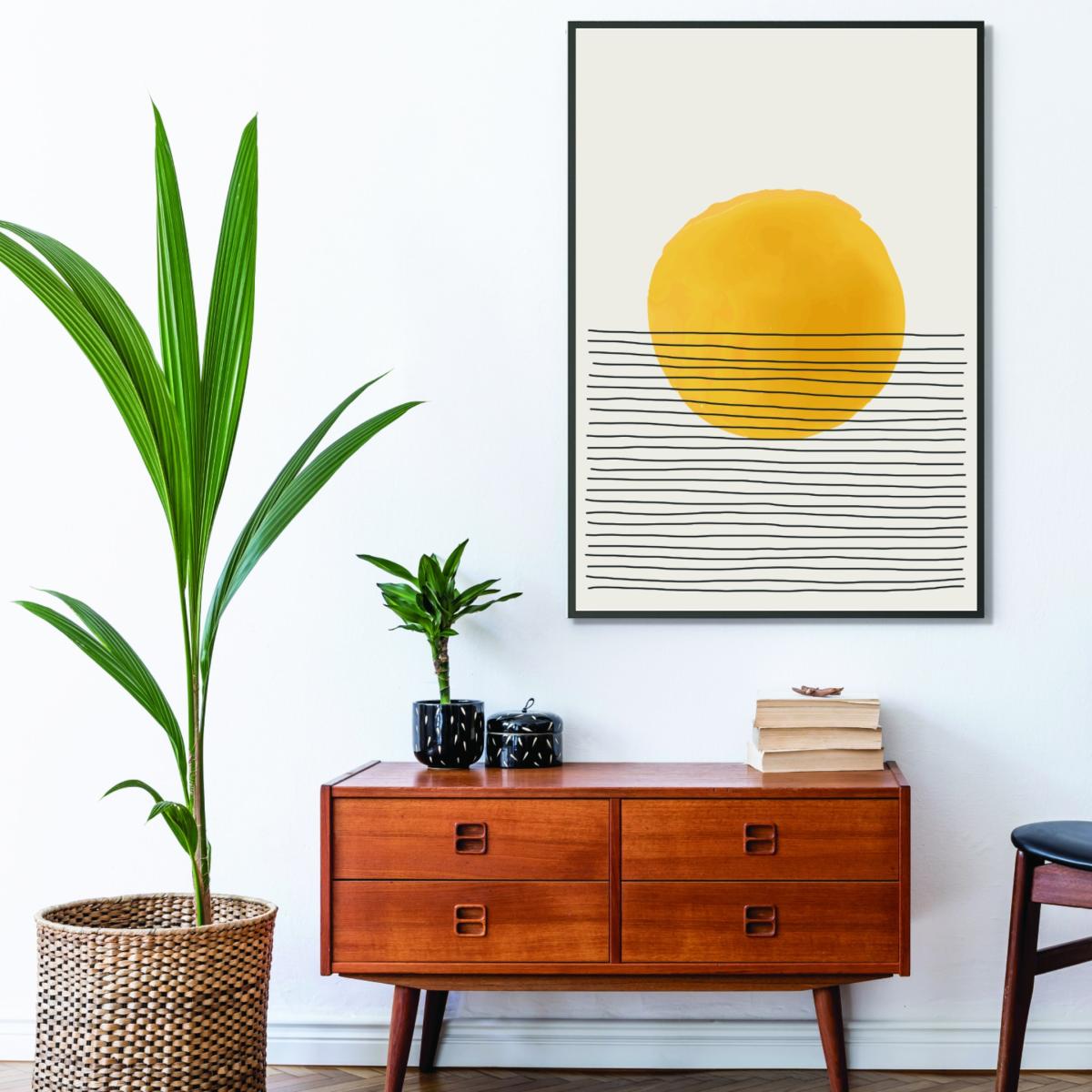 Yellow / Orange Abstract Color Vibe #4 A3 297 X 420Mm Stanley Print House – image 3
