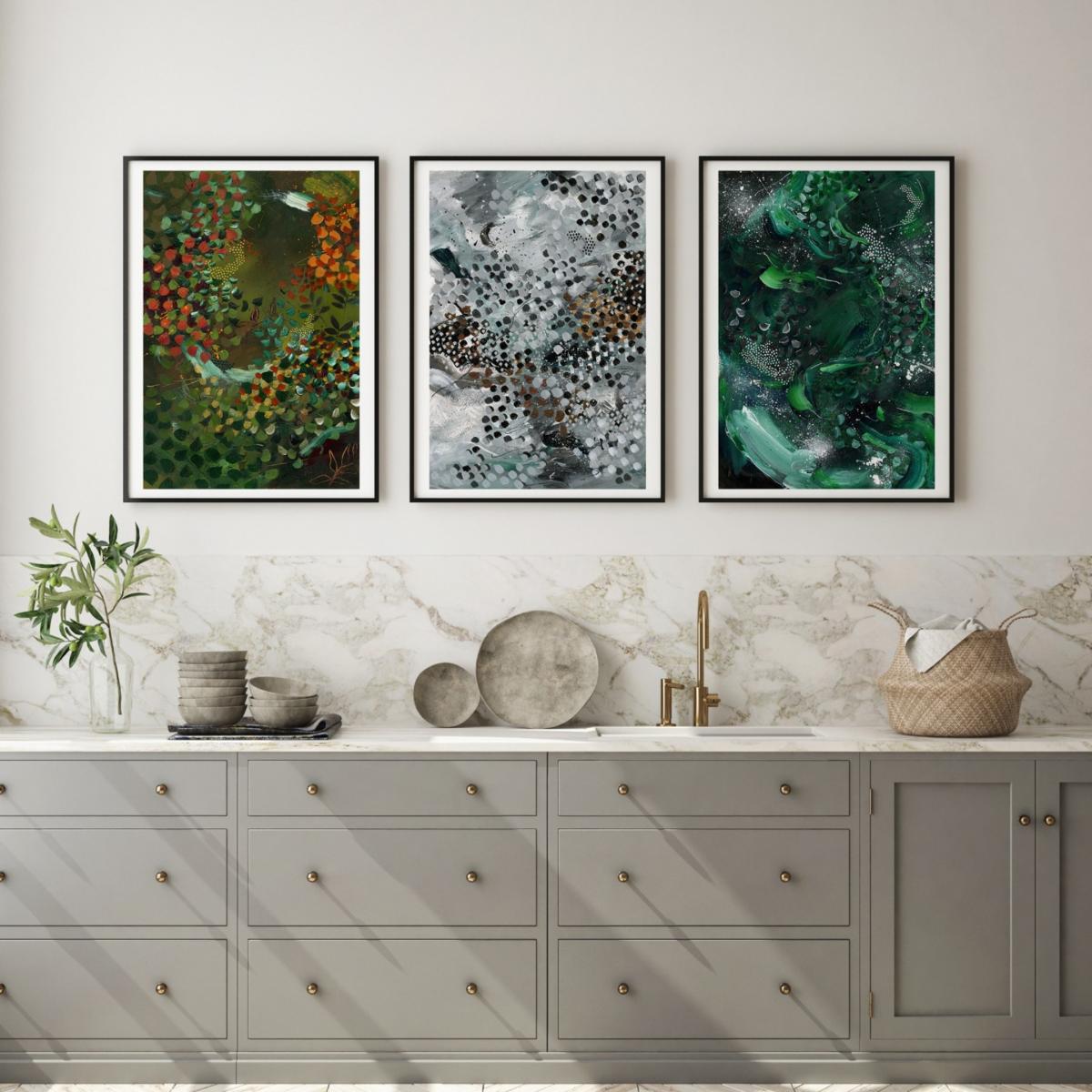 Brown / Green / Gold Never Be So Polite, You Forget Your Power, Large Print | Jessica Slack Studio – image 3