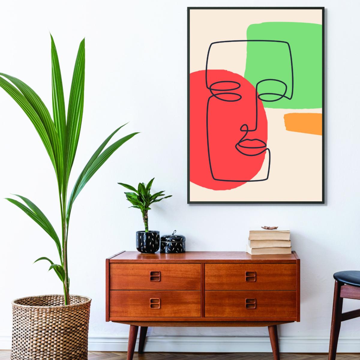 Abstract Color Faces #2 A4 210 X 297Mm Stanley Print House – image 3