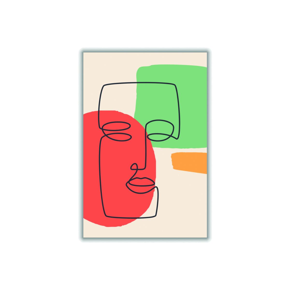 Abstract Color Faces #2 A4 210 X 297Mm Stanley Print House – image 1