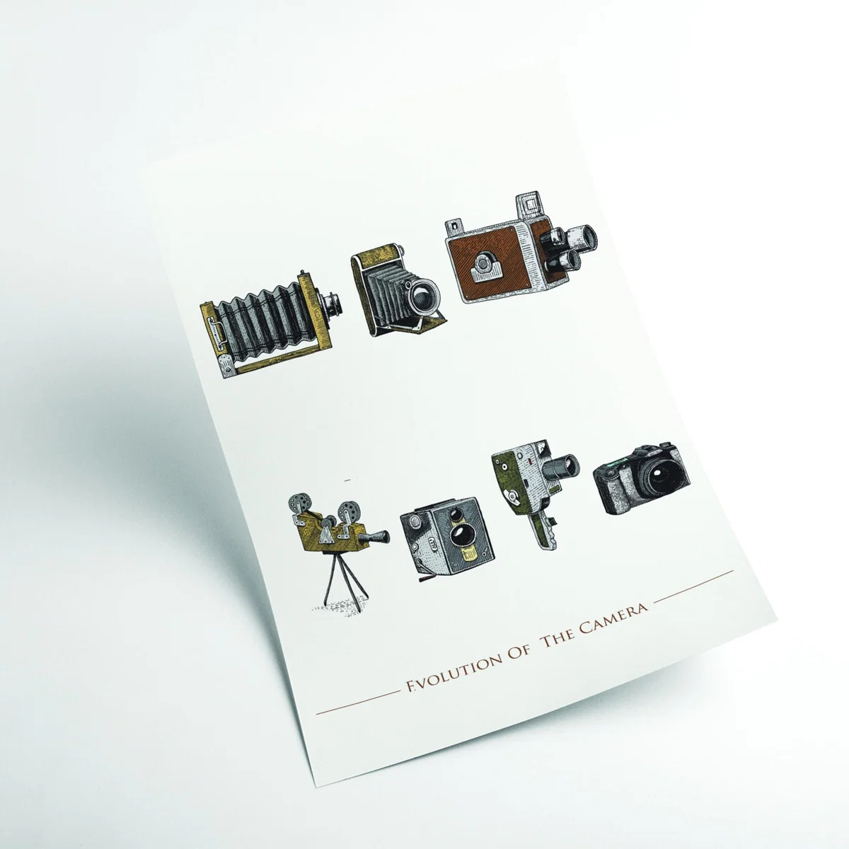 Neutrals Evolution Of The Camera A1 594 X 841Mm Stanley Print House – image 2