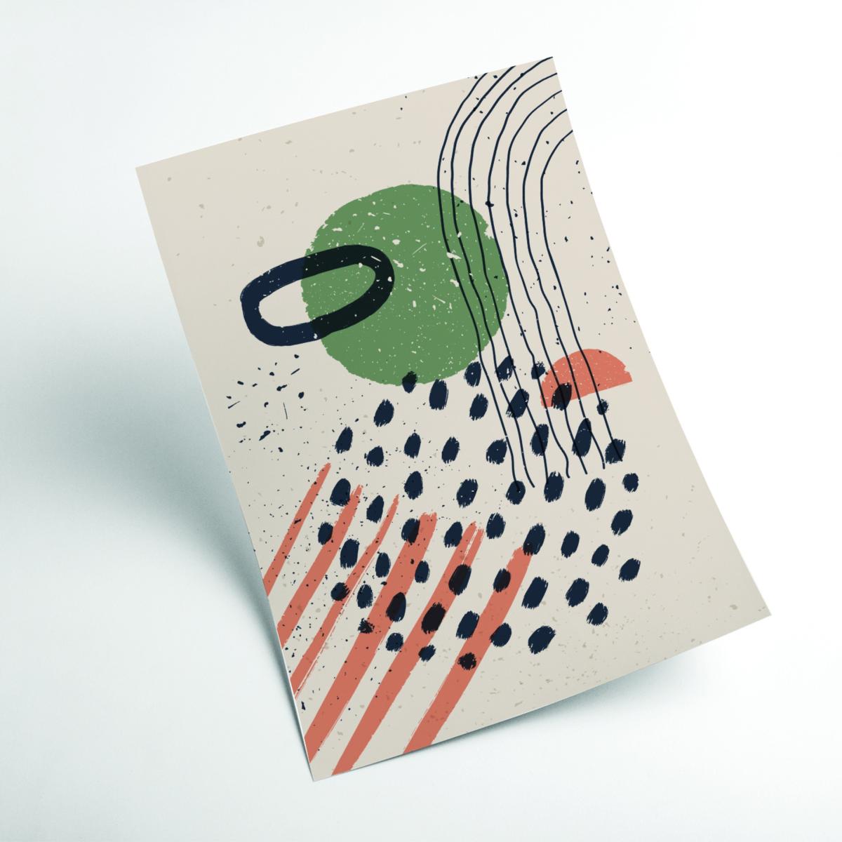 Green Abstract Poster Series #1 Extra Large Stanley Print House – image 2